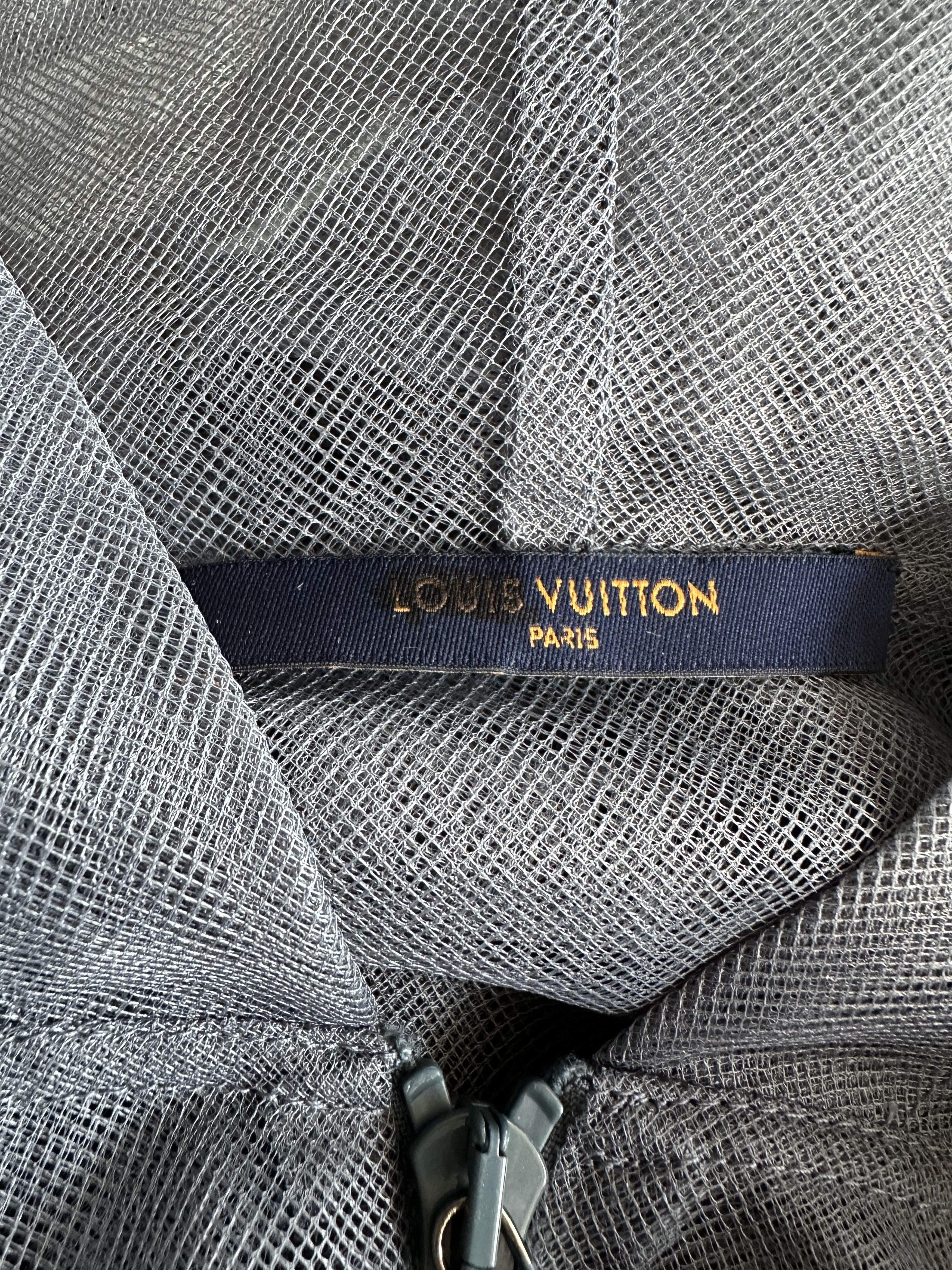 Louis Vuitton Louis Vuitton Grey Flower Embroidered Mesh Jacket Size US S / EU 44-46 / 1 - 3 Thumbnail