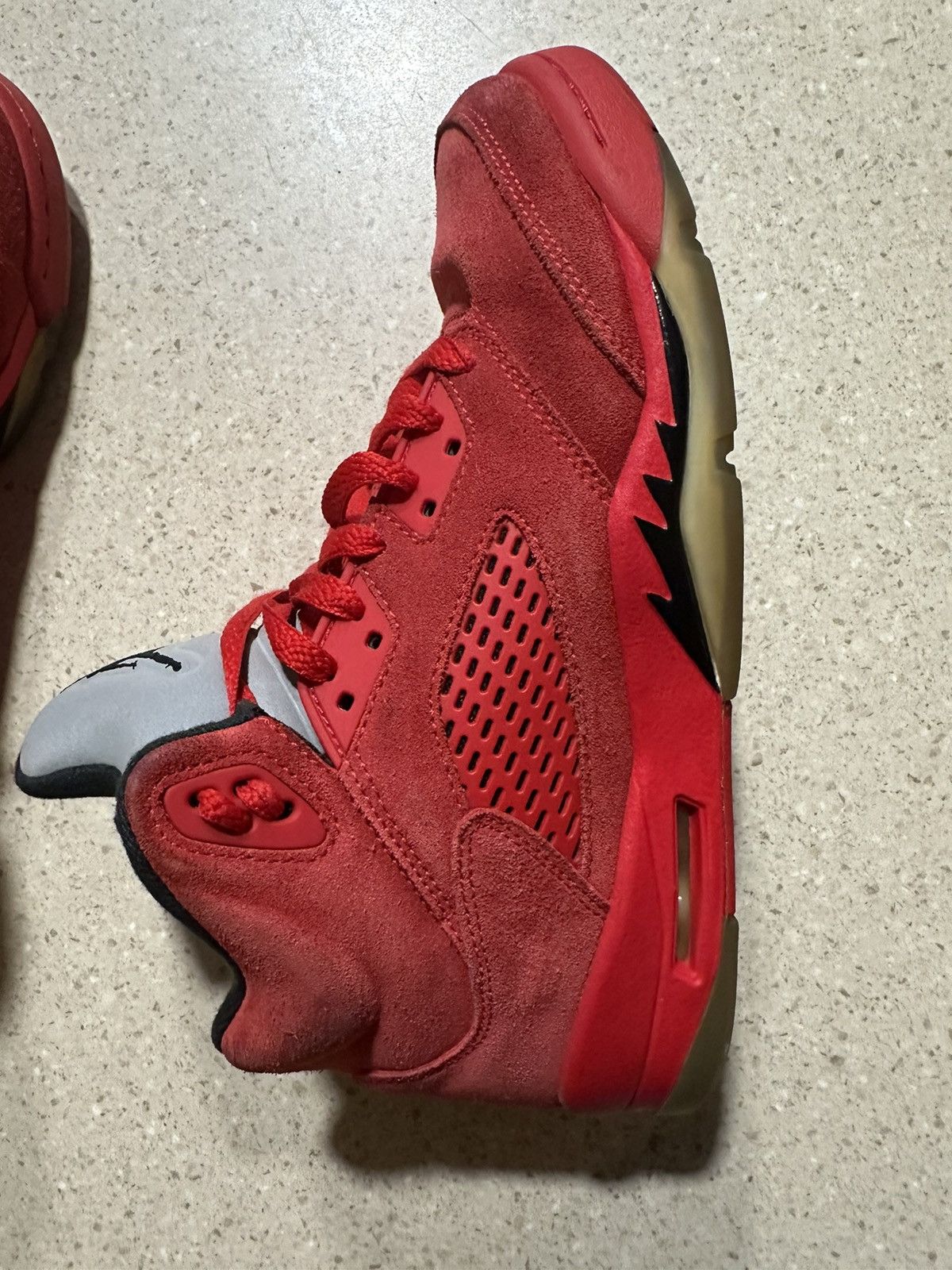 Jordan Brand Jordan 5 Red Suede Size US 7 / EU 40 - 8 Thumbnail