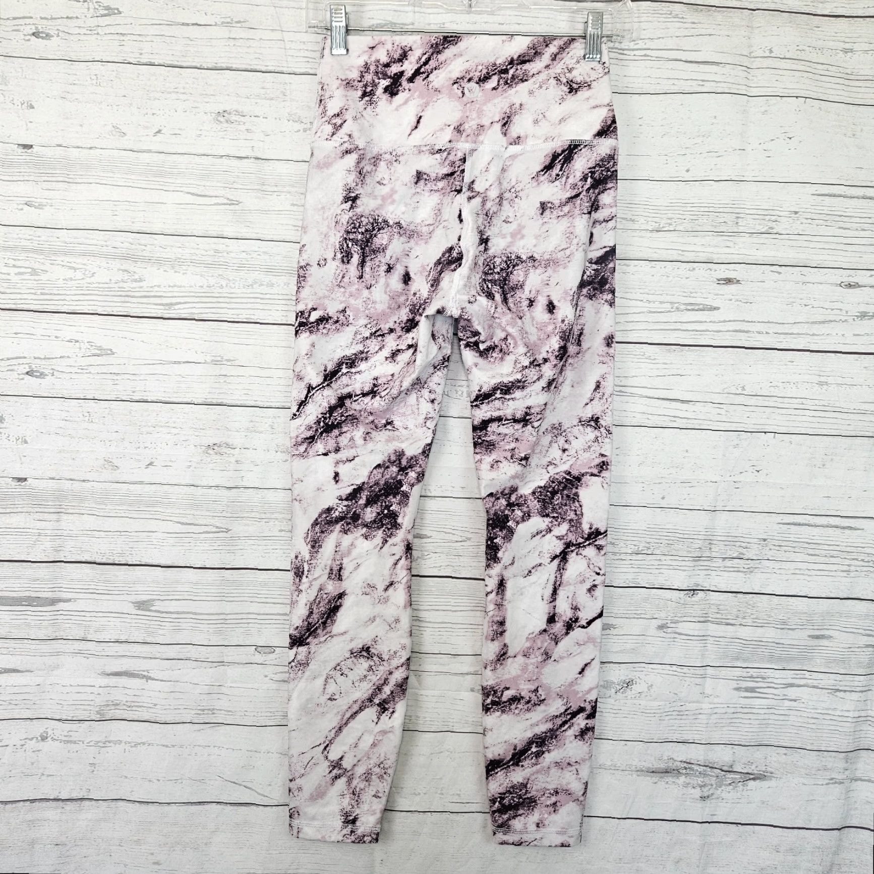 Wildfox Wildfox Leggings Womens Sz Medium Purple White High Rise Size 32" / US 10 / IT 46 - 3 Thumbnail