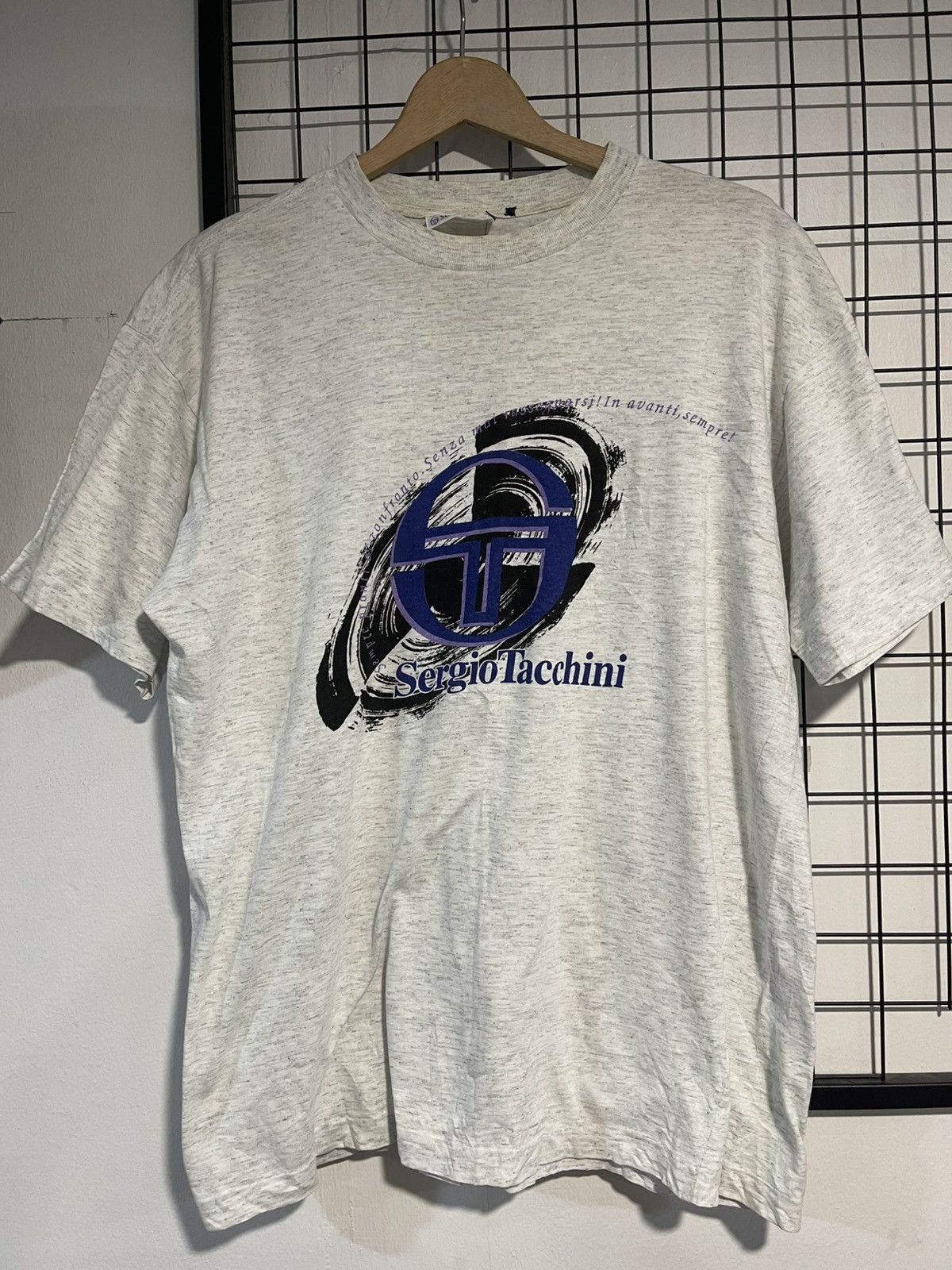 Sergio Tacchini VINTAGE SINGLE STITCH SERGIO TACCHINI Size US L / EU 52-54 / 3 - 1 Thumbnail