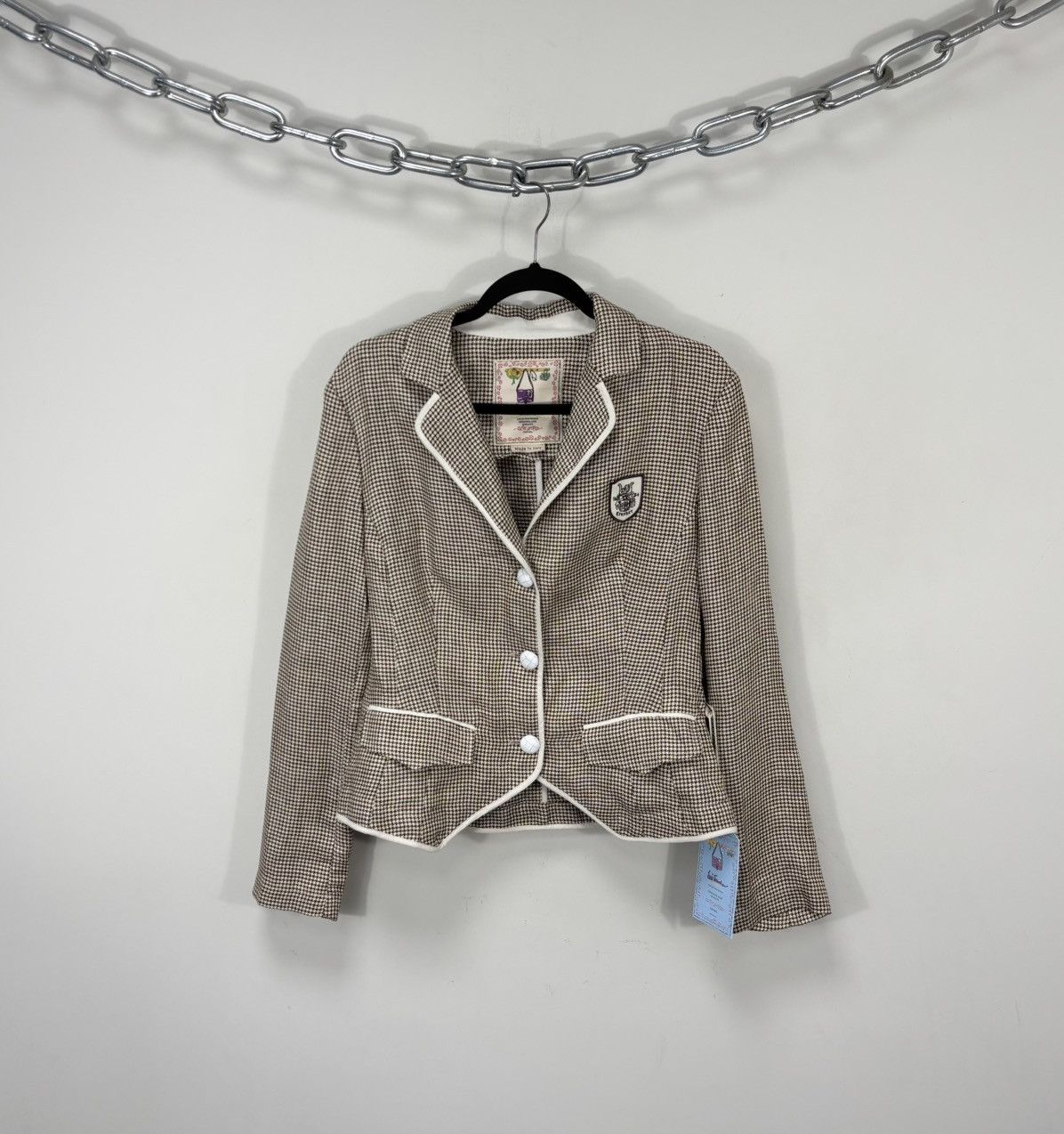 Other Luis Trenker NWT Women’s Houndstooth Hemp Blazer Jacket Size M / US 6-8 / IT 42-44 - 1 Thumbnail