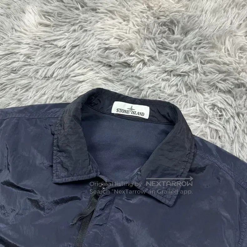 Stone Island Stone Island Metallic Nylon Blue M Size Size US M / EU 48-50 / 2 - 2 Thumbnail