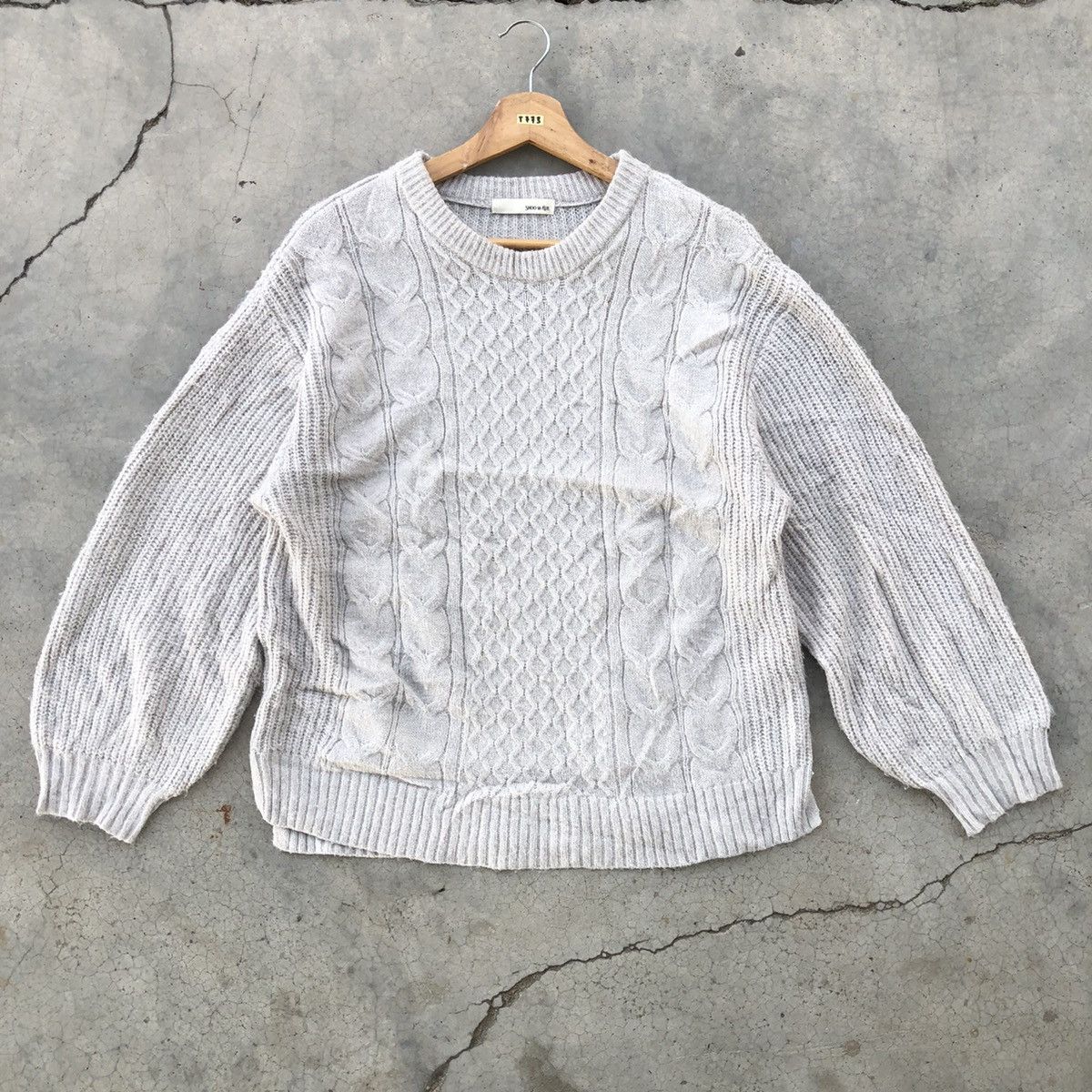 Homespun Knitwear × Vintage 🔴Vintge Knitwear Warm & Soft Touch Grey Vintage Womenswear Size US L / EU 52-54 / 3 - 1 Thumbnail