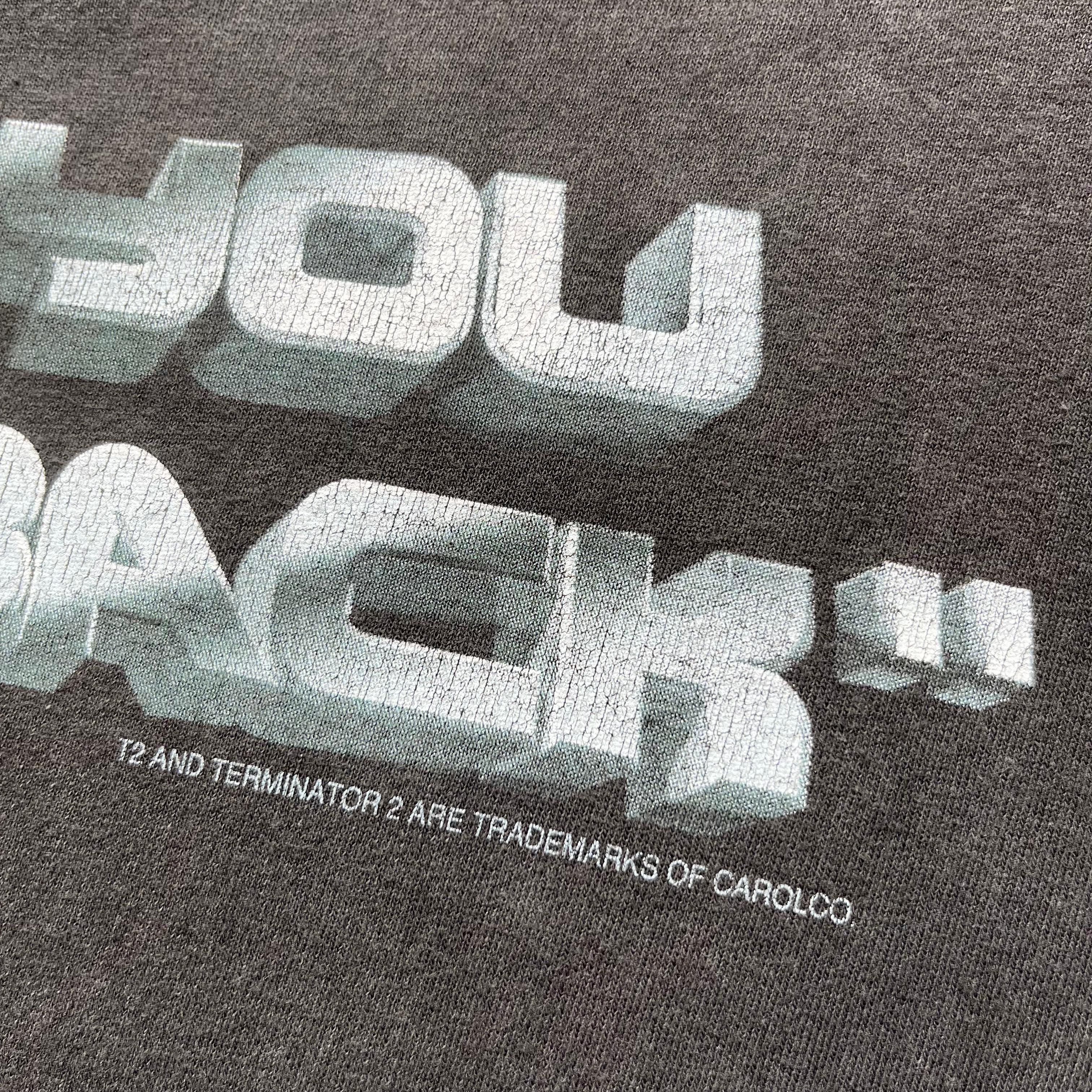 Universal Studios Vintage 90s Terminator T2 3D Promo Movie Sunfaded Tee 1993 Size US L / EU 52-54 / 3 - 13 Thumbnail