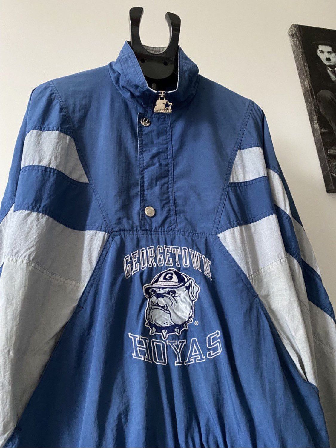 Starter × Vintage Georgetown Hoyas Starter Vintage Jacket Size US L / EU 52-54 / 3 - 2 Thumbnail