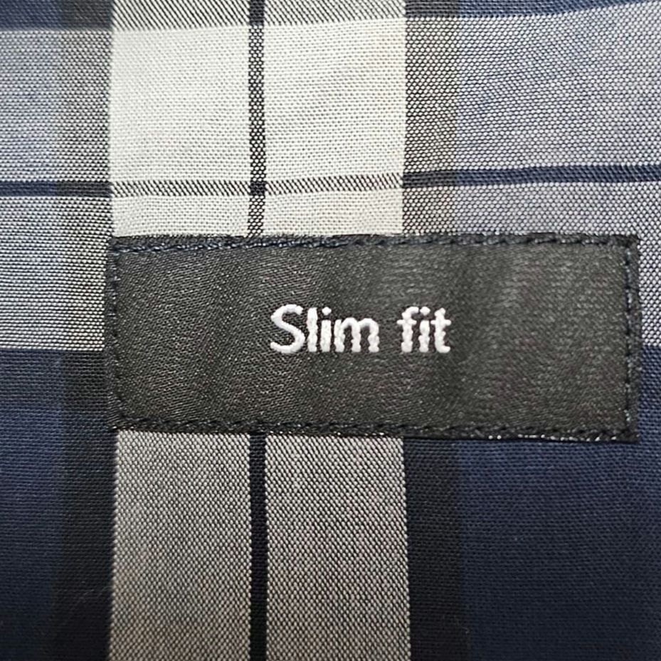 Sisley Sisley Made in Italy Mens Slim Fit Gray/Black Blazer szSmall Size US S / EU 44-46 / 1 - 4 Thumbnail