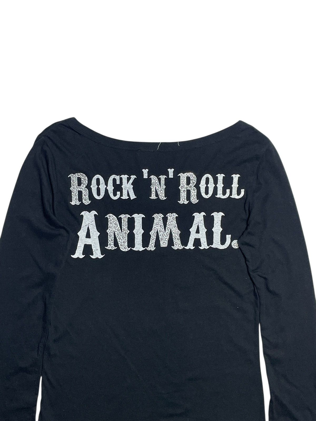 14th Addiction 2000’s GladNews - Skull Studded Logo Longsleeve Shirt Size S / US 4 / IT 40 - 14 Thumbnail