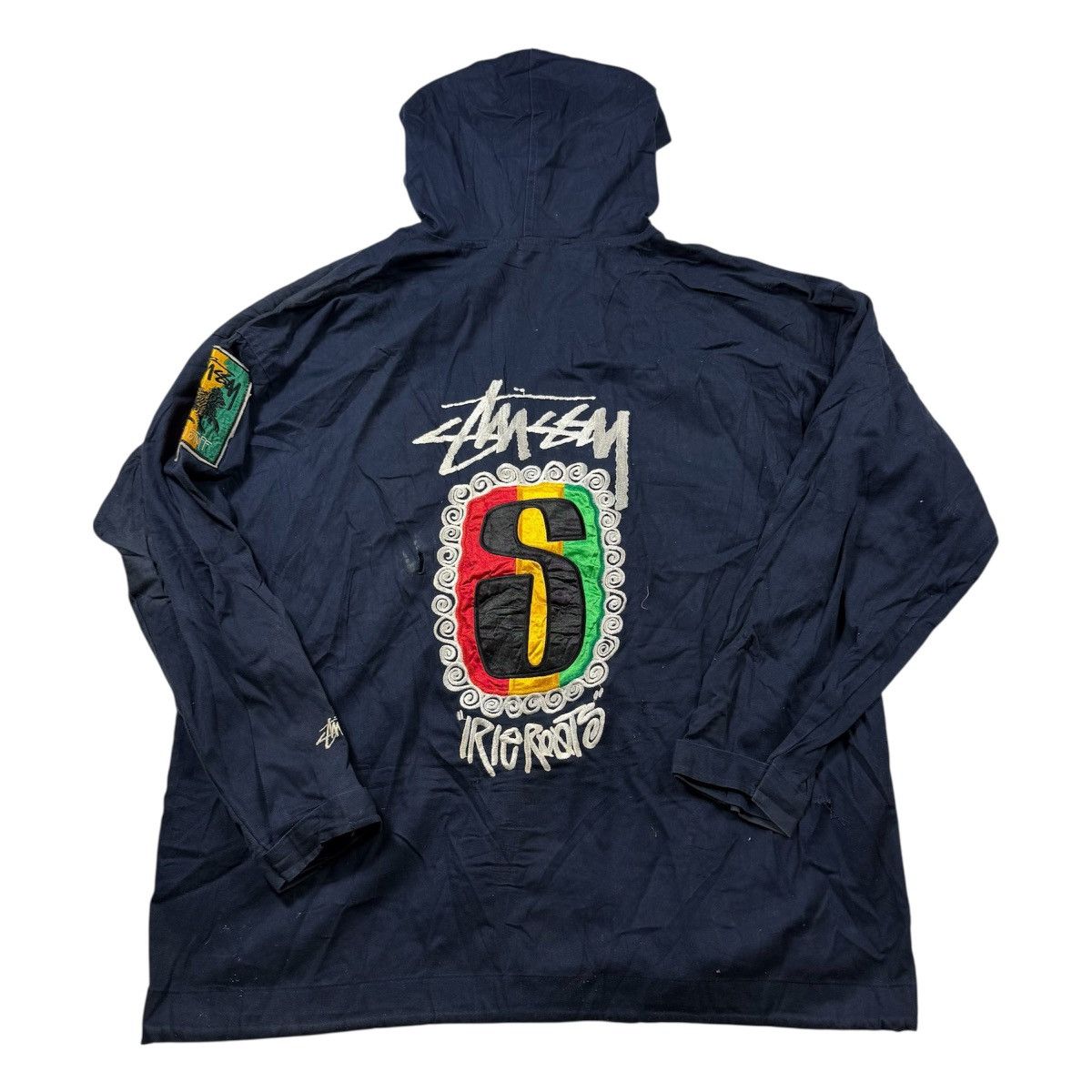 Stussy Vintage 90’s Stussy bootleg hoodie irie roots Size US XL / EU 56 / 4 - 5 Thumbnail