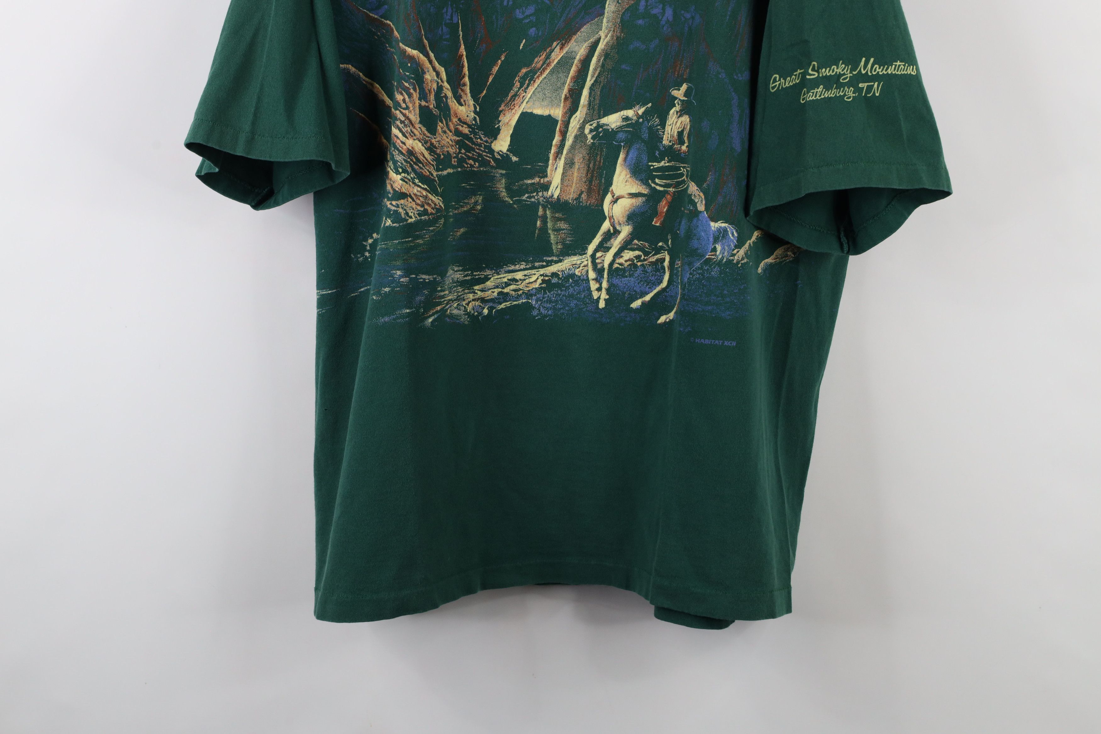 Vintage Vintage 90s Streetwear Cowboy All Over Print T-Shirt USA Size US L / EU 52-54 / 3 - 3 Thumbnail