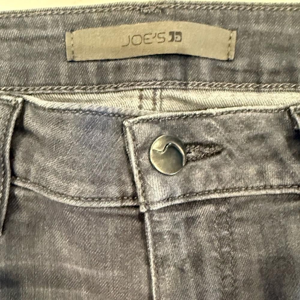 Designer Joe's Jeans Gray Skinny Ankle Freda Denim Size 28 Size 28" / US 6 / IT 42 - 4 Thumbnail