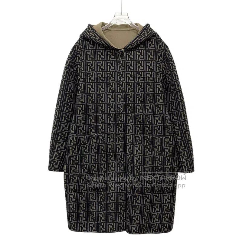 Fendi Fendi Color-block double F classic monogram printed wool h Size US M / EU 48-50 / 2 - 1 Thumbnail