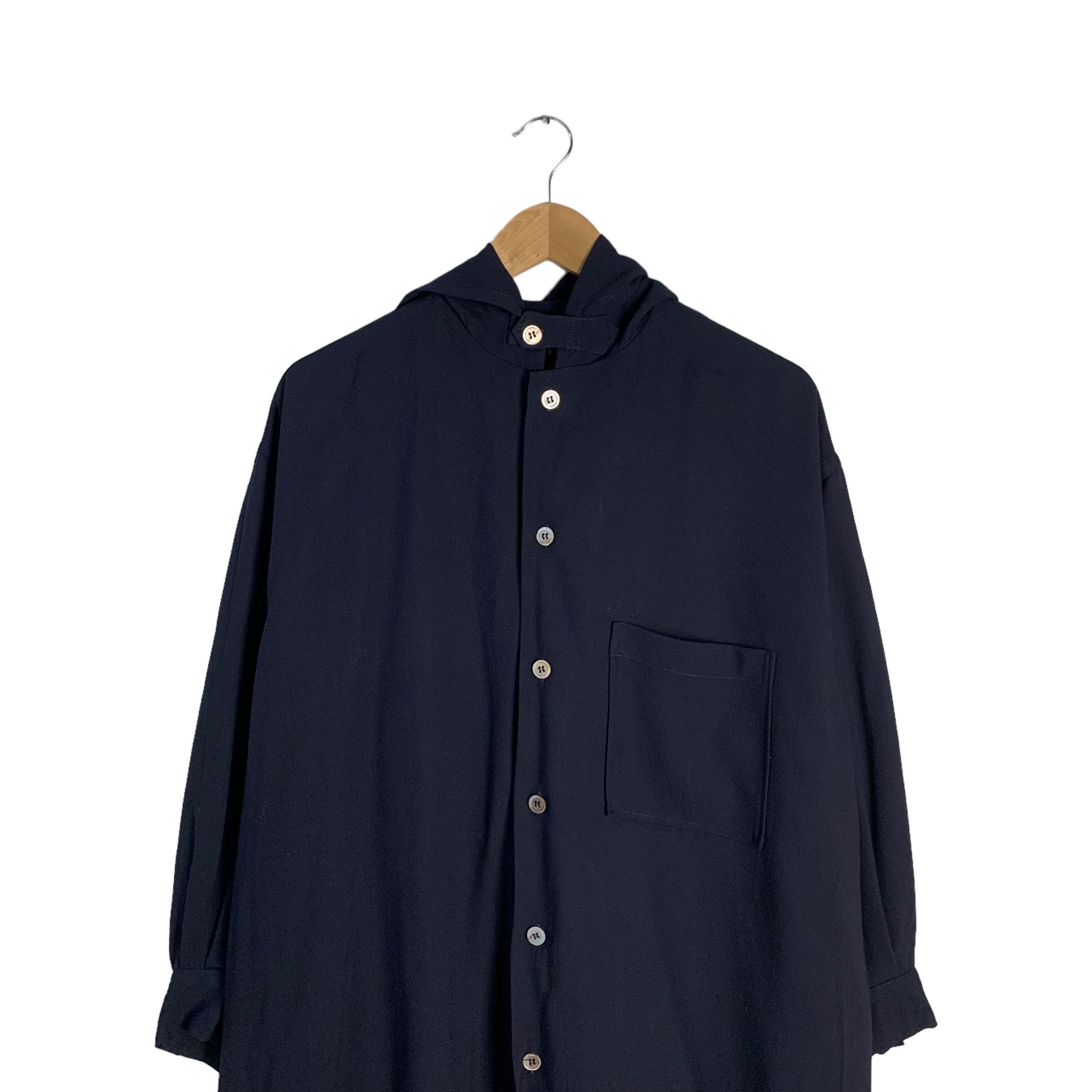 Yohji Yamamoto Y's Yohji Yamamoto Hooded Long Jacket Size US L / EU 52-54 / 3 - 4 Thumbnail