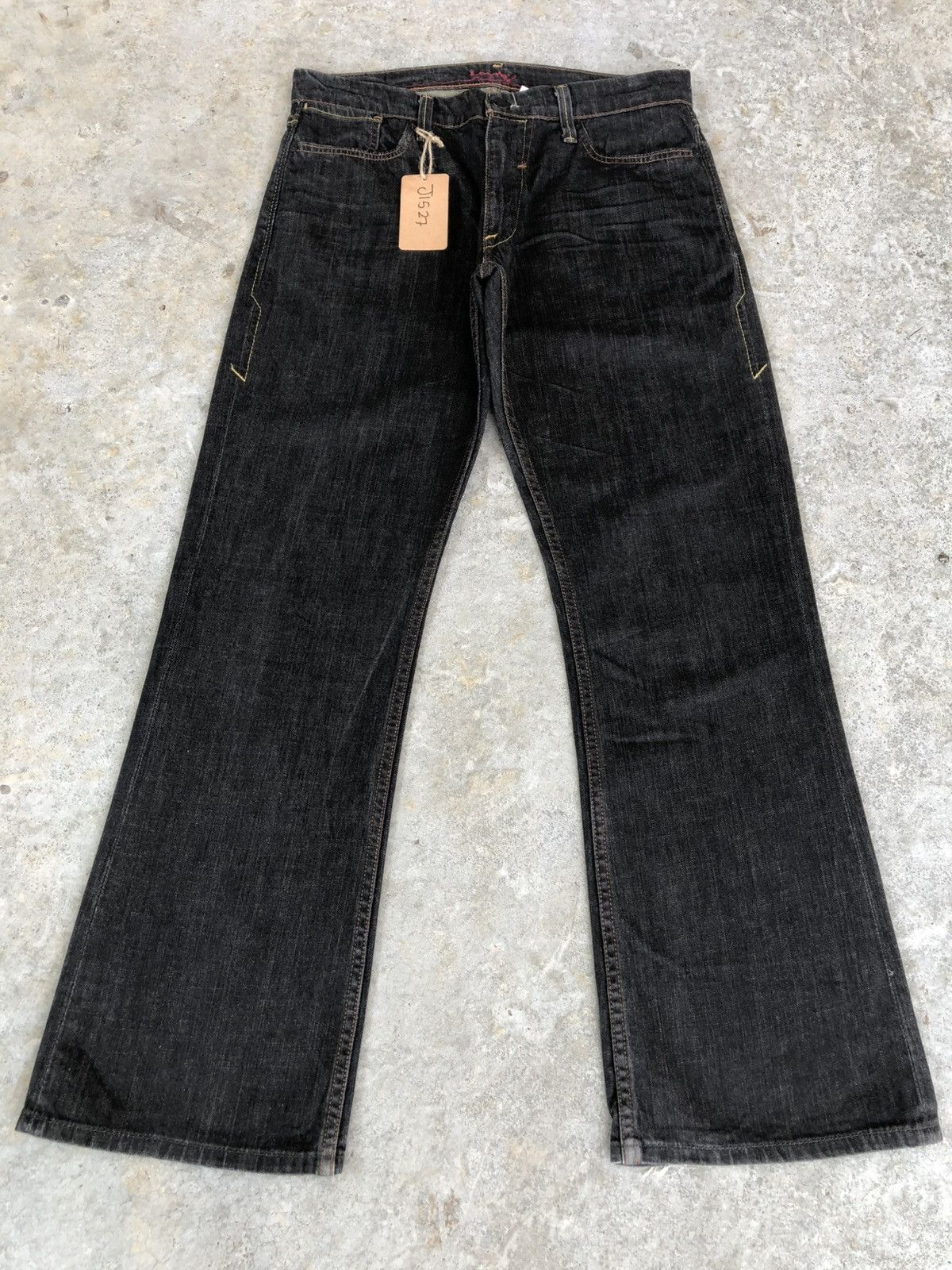 If Six Was Nine Y2k Levi’s Flared Jeans Low Boot Distressed Jeans Size US 33 - 2 Thumbnail