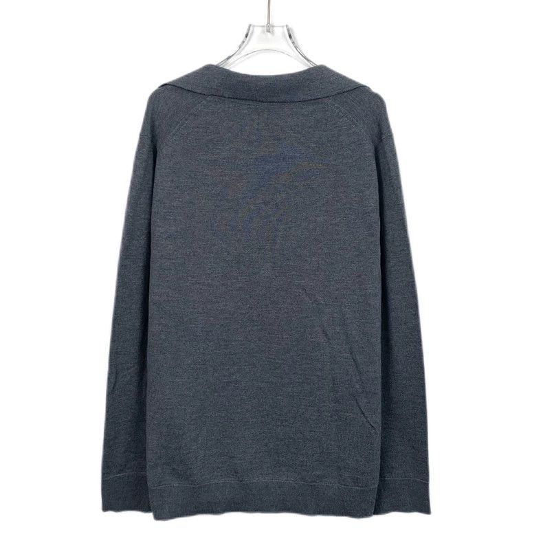 Gucci Gucci Gray logo letter wool long-sleeved sweater 2501-Nexta Size US L / EU 52-54 / 3 - 3 Thumbnail