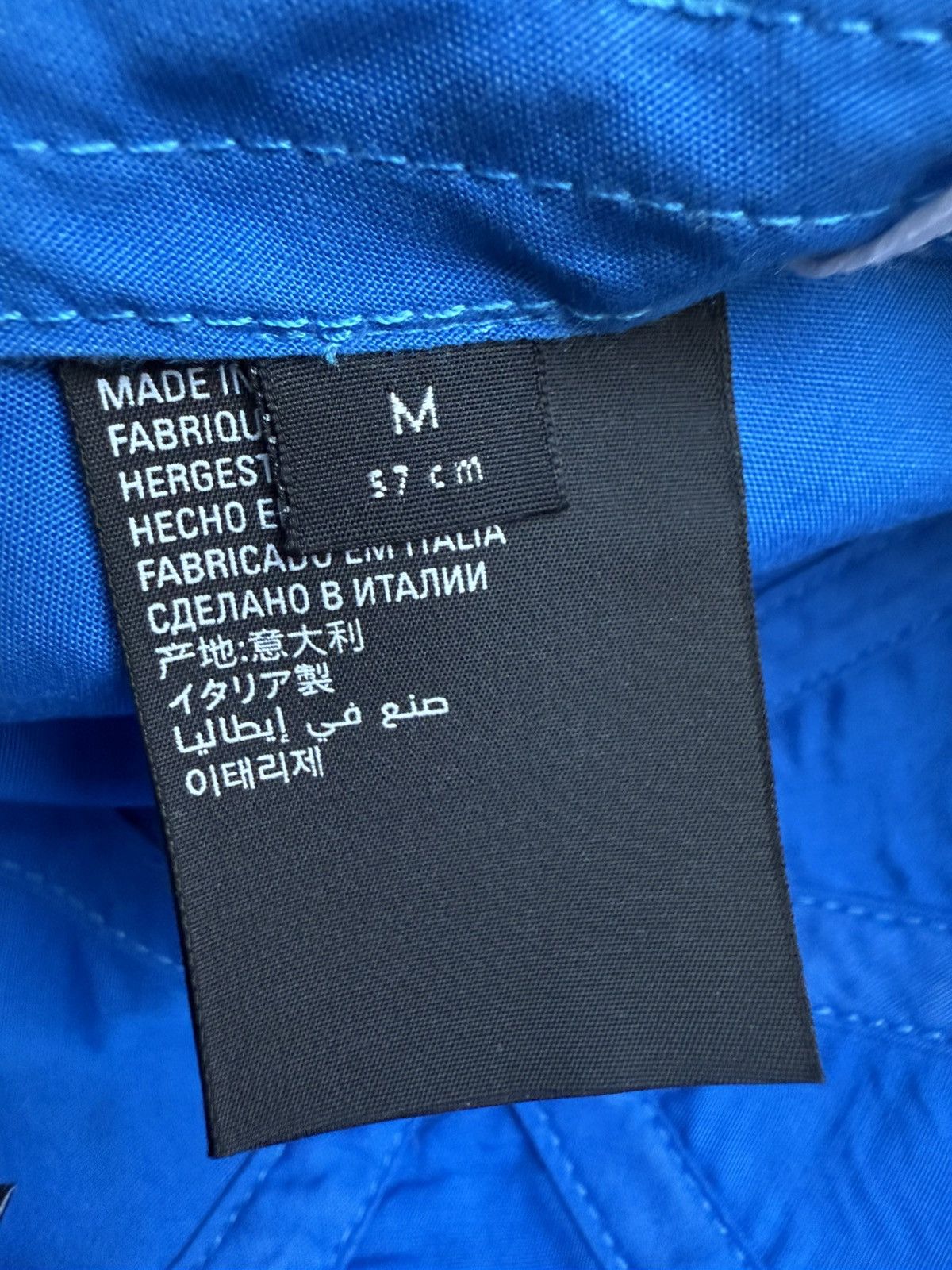 Adidas × Balenciaga Balenciaga x Adidas x Demna grail logo blue distressed cap Size ONE SIZE - 12 Thumbnail