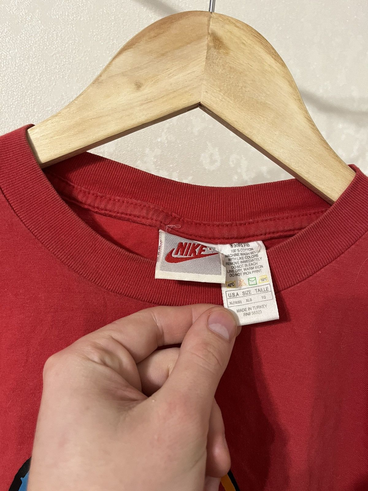 Nike Nike Air Jordan Big Logo Vintage Youth XL T Shirt Size US S / EU 44-46 / 1 - 2 Thumbnail
