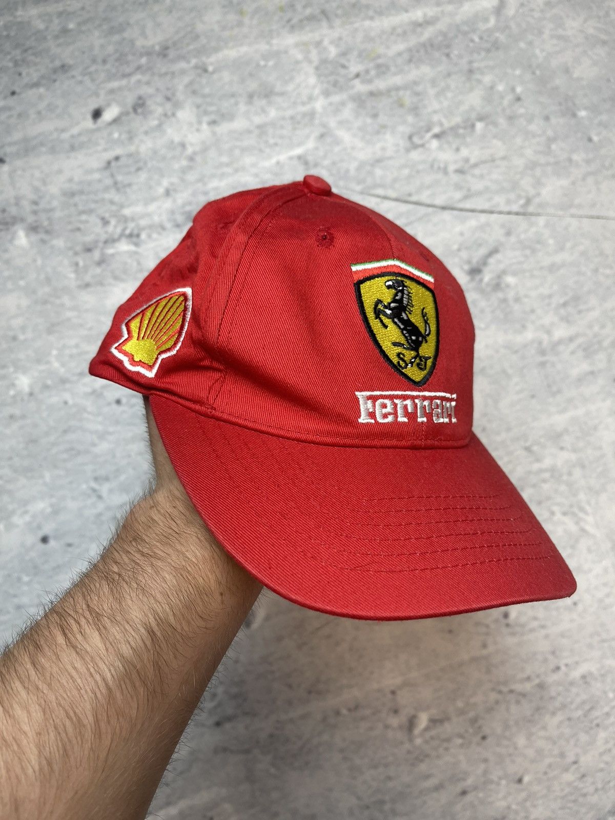 Ferrari Vintage Ferrari red cap racing hat Size ONE SIZE - 1 Thumbnail