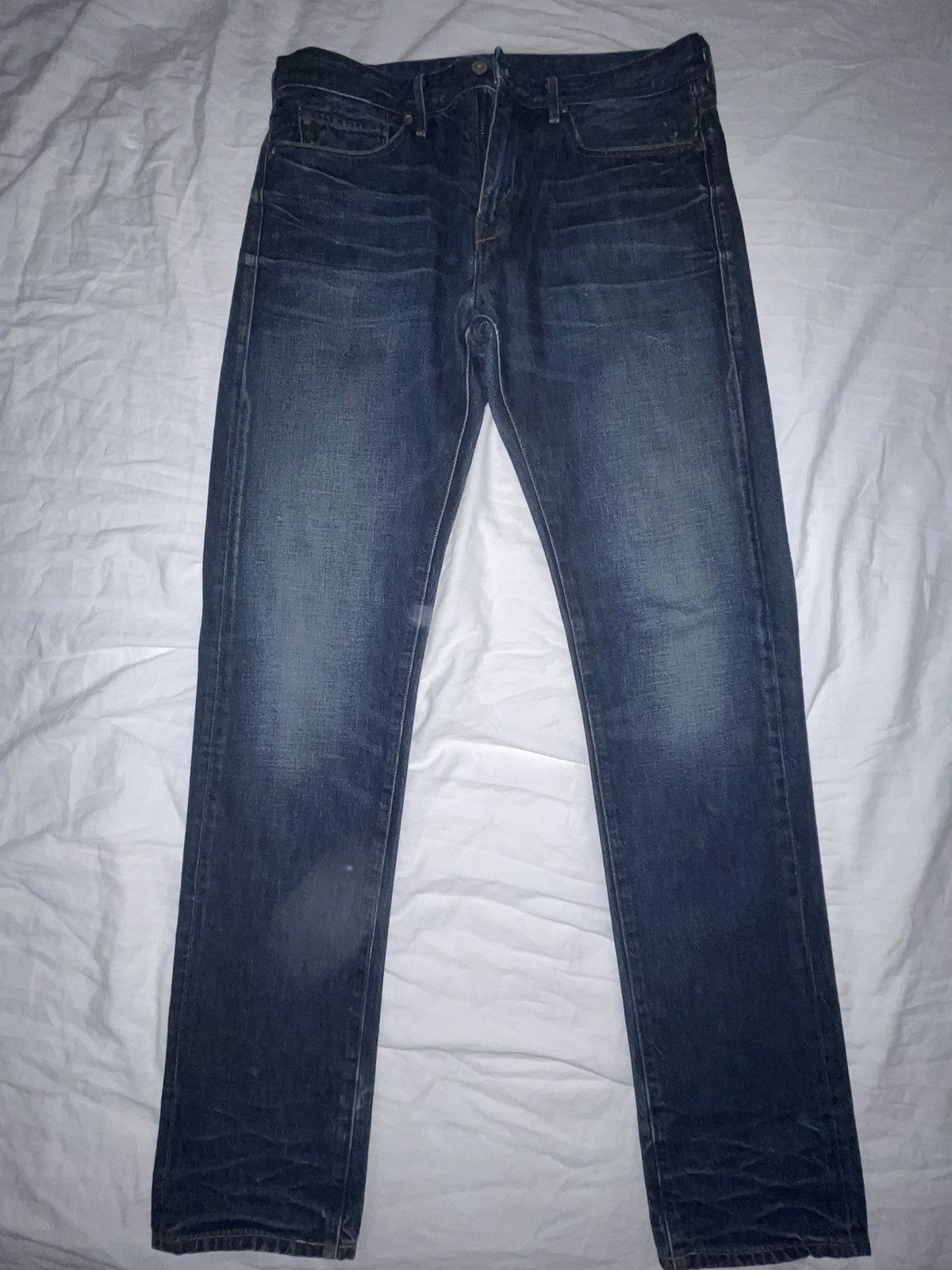Levi's Barney’s/Levi’s Made and Crafted Tack Slim Denim Size US 34 / EU 50 - 2 Thumbnail
