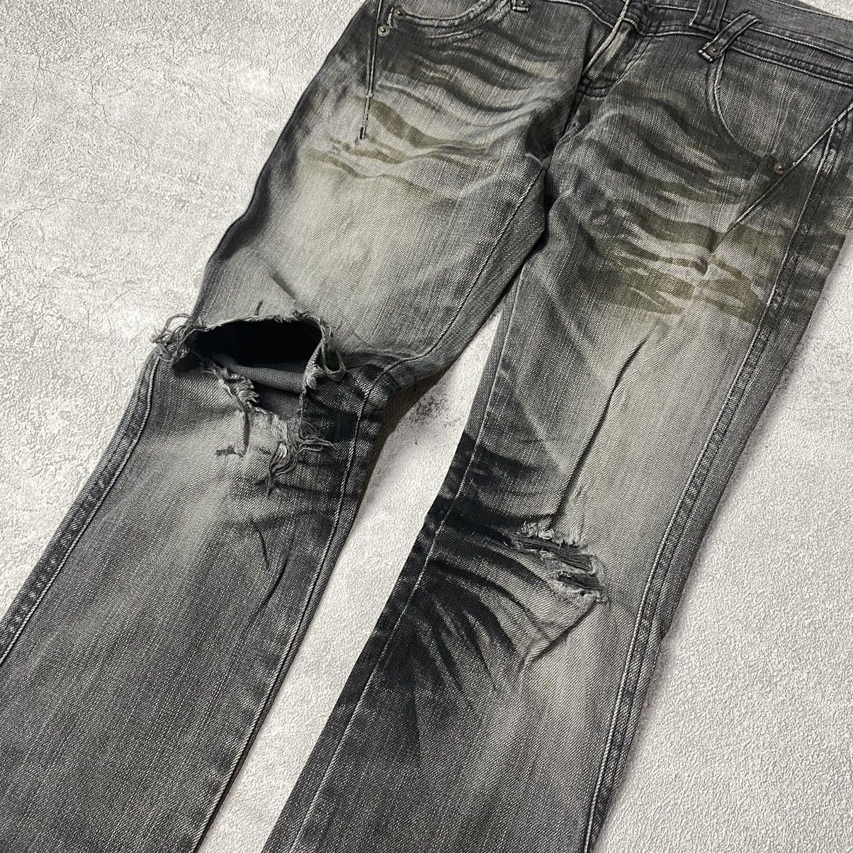 If Six Was Nine × Le Grande Bleu (L.G.B.) × Tornado Mart Tornado Mart Skiny Ripped Jeans Size US 28 / EU 44 - 3 Thumbnail