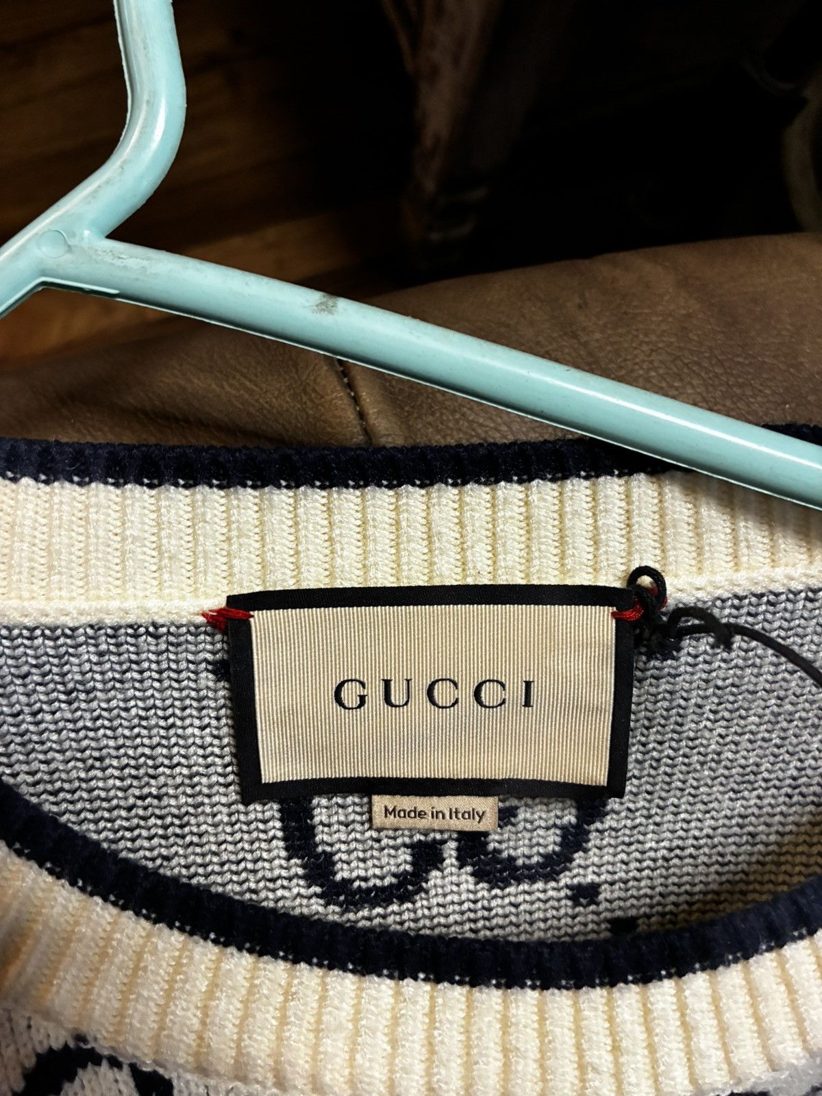 Gucci Gucci gg sweater “ivory” Size US L / EU 52-54 / 3 - 4 Thumbnail