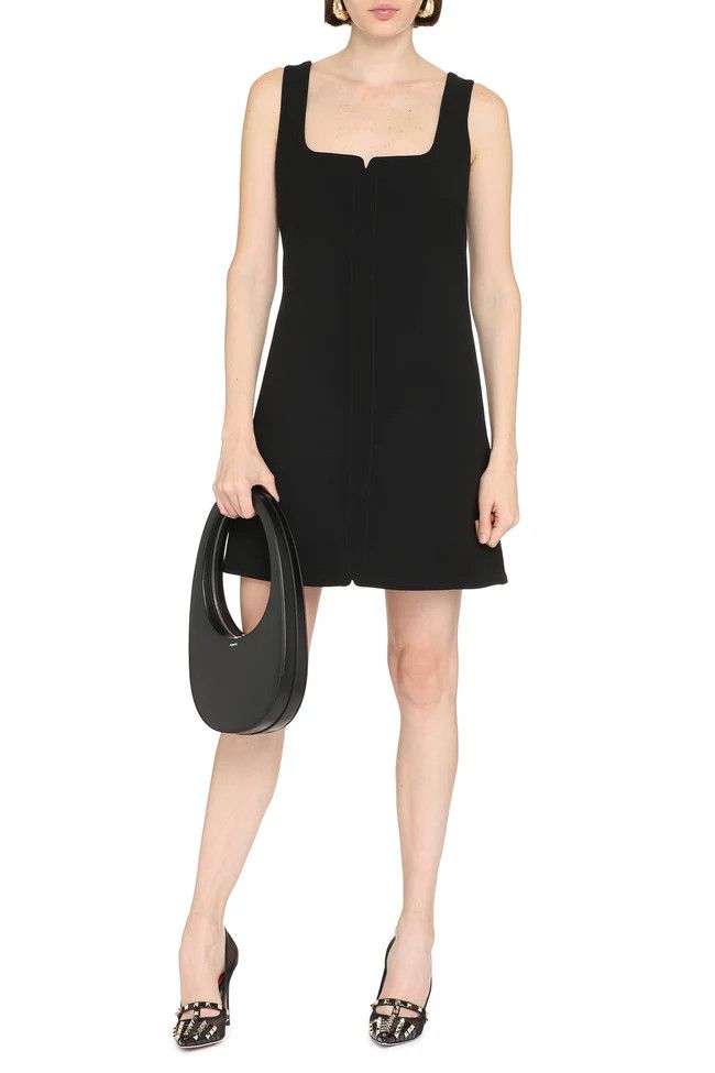 Versace o1y0226 Mini Dress in Black Size M / US 6-8 / IT 42-44 - 3 Thumbnail