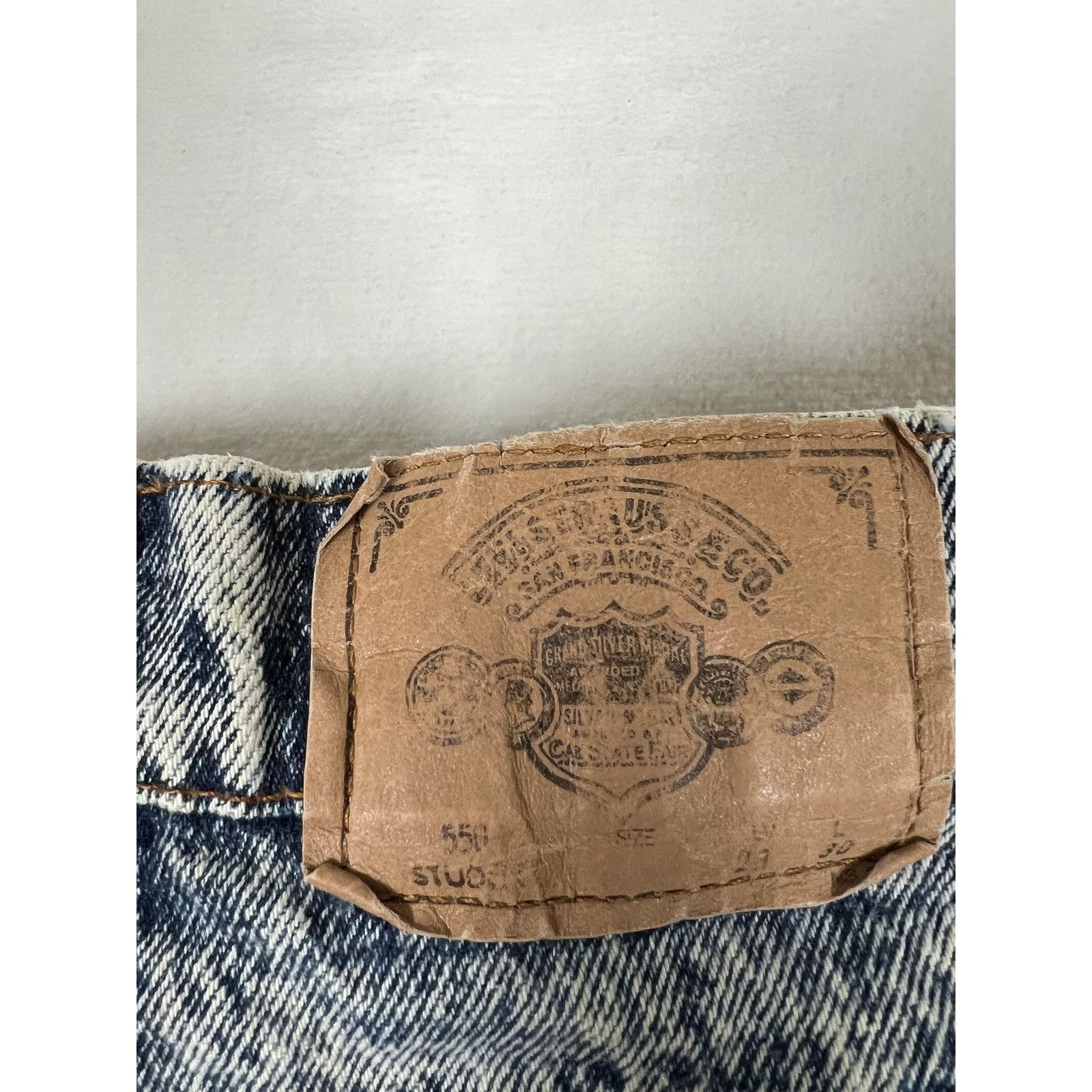 Levi's Vintage Levi's 551 Student Jeans Size 26x30 Blue Acid Wash T Size 26" / US 2 / IT 38 - 8 Thumbnail