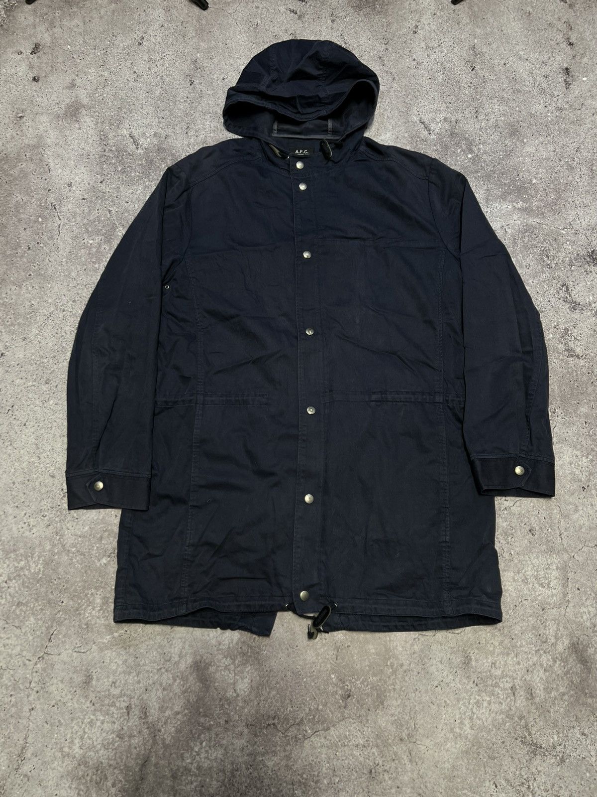 A.P.C. A.P.C. Vintage jacket hooded long trench parka archive Size US L / EU 52-54 / 3 - 1 Thumbnail