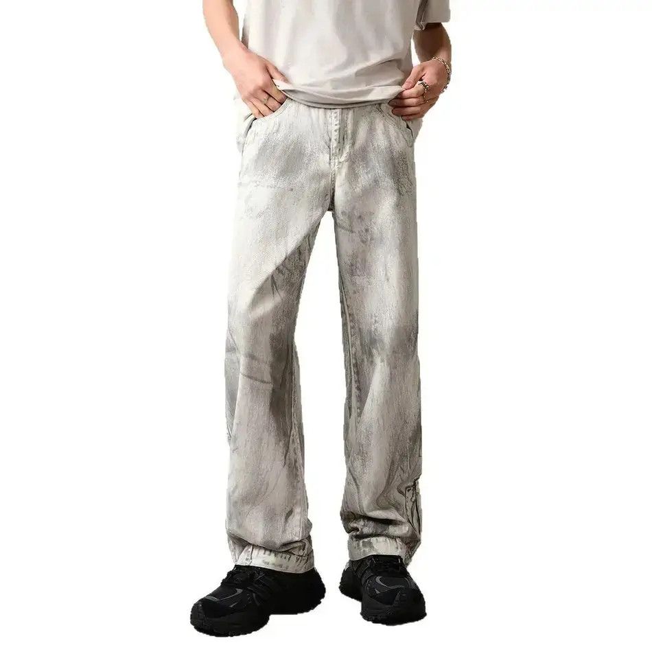 Japanese Brand Retro loose hip-hop high street jeans Size US 32 / EU 48 - 5 Thumbnail