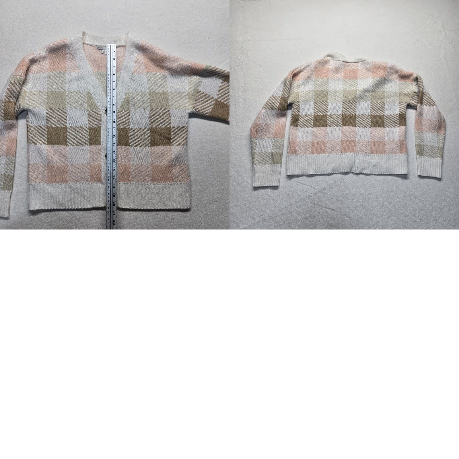 Vintage VINTAGE Cato Women's Cardigan Sweater Long Sleeve All Seasons Fall Spring Winter Medium Brown Knit Size M / US 6-8 / IT 42-44 - 8 Thumbnail