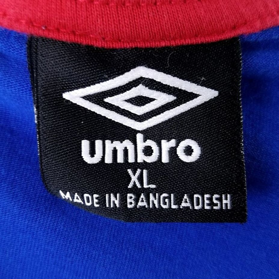 Umbro Umbro T Shirt Mens XL Fluent In FTBL Soccer Futbal Crew Neck Blue Size US XL / EU 56 / 4 - 5 Thumbnail
