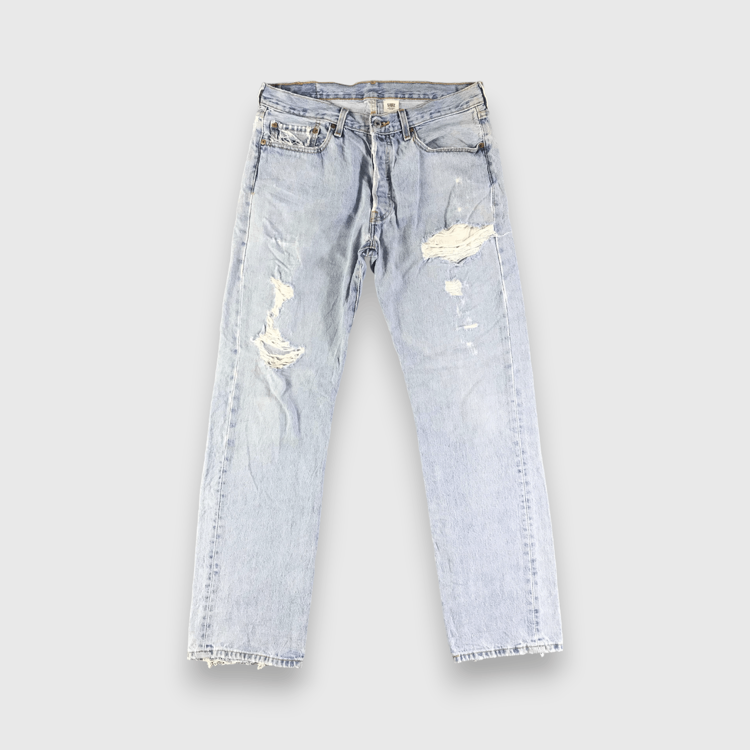 Levi's Vintage 90s Blue Wash Levis 501 Jeans-J3005 Size US 34 / EU 50 - 1 Thumbnail