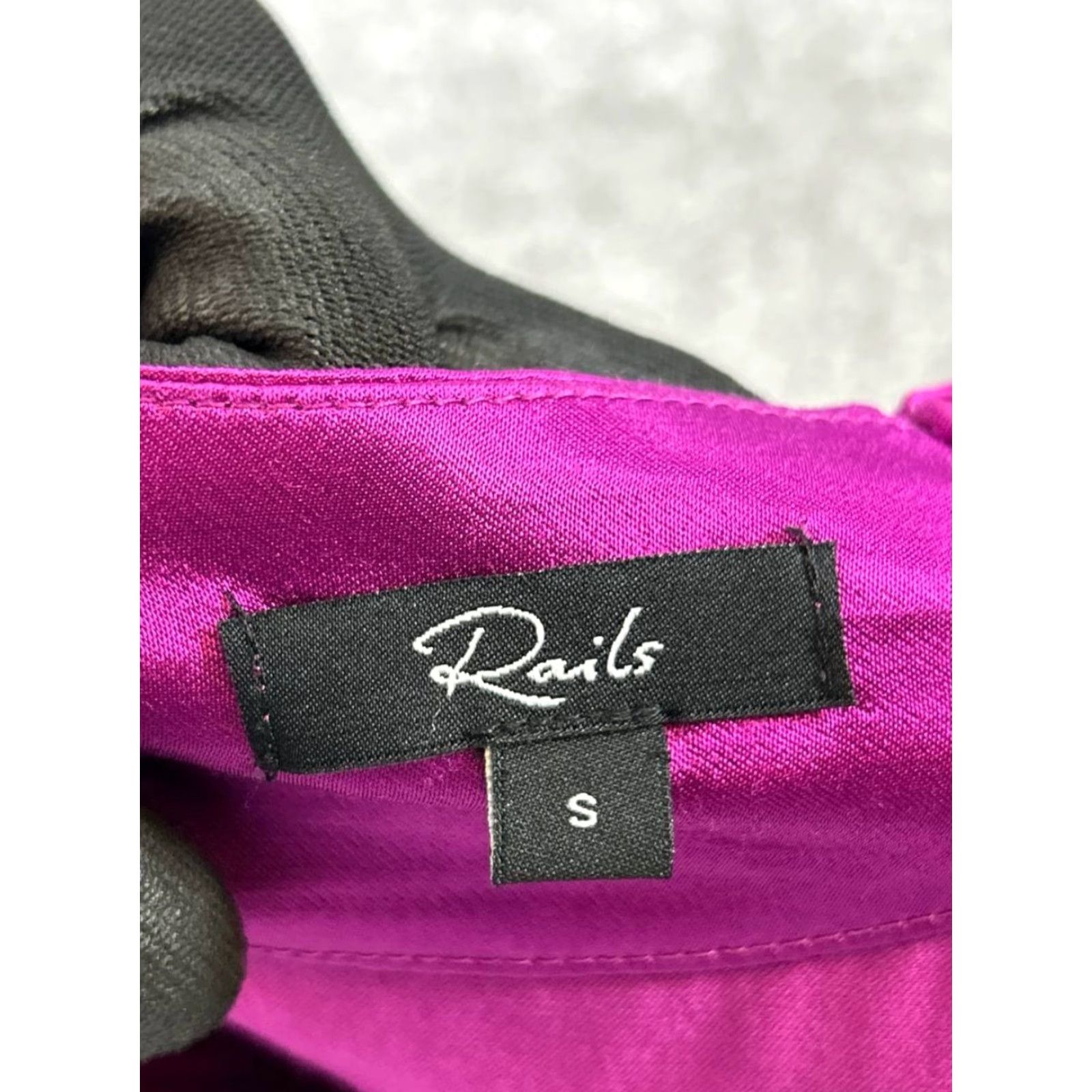 Rails Rails Shirt Womens Small Purple Satin Tank Top Size S / US 4 / IT 40 - 3 Thumbnail