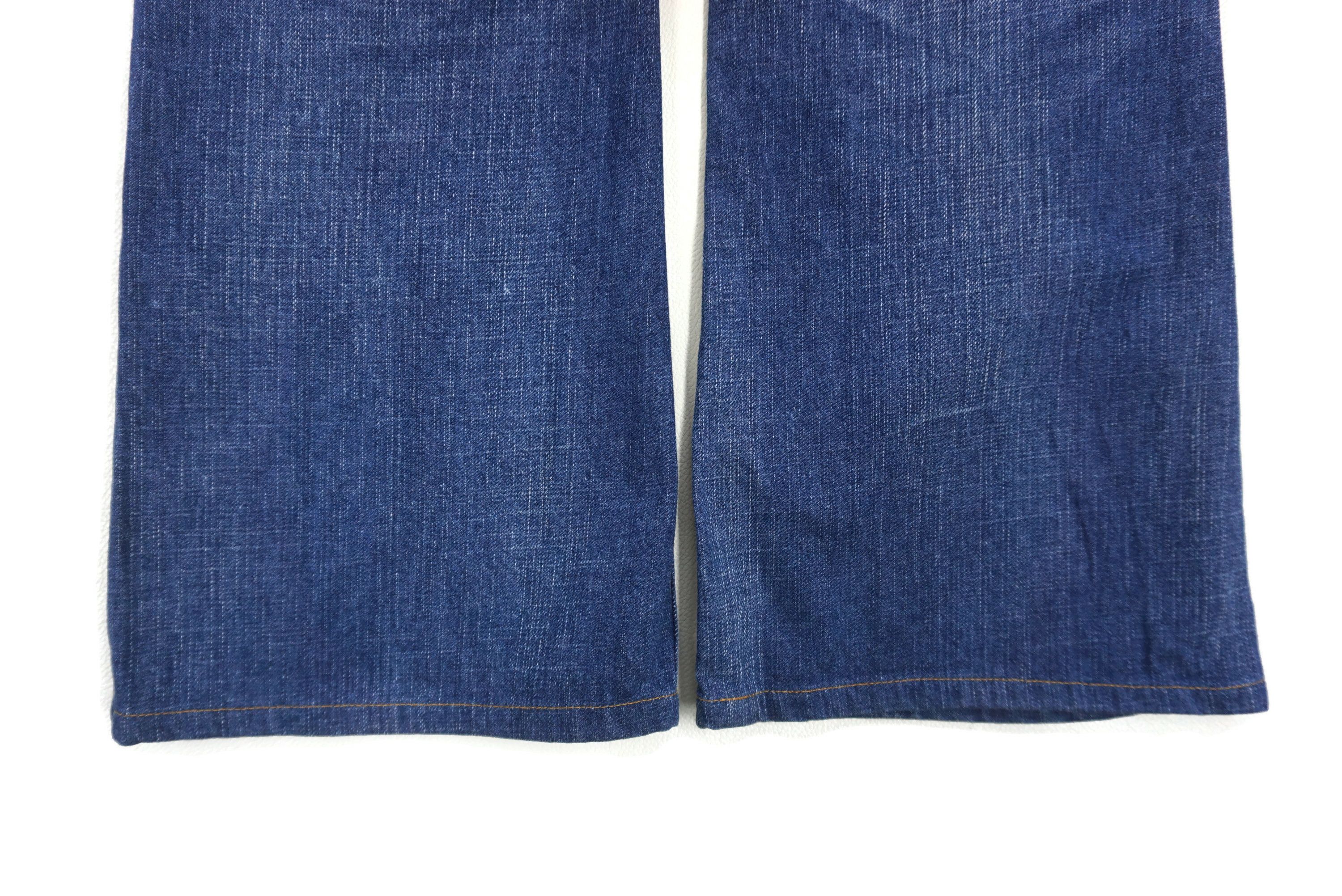 Japanese Brand Back Number Jeans 29 fit W30xL29.5 Low-Rise Bootcut Denim Size 29" - 9 Thumbnail