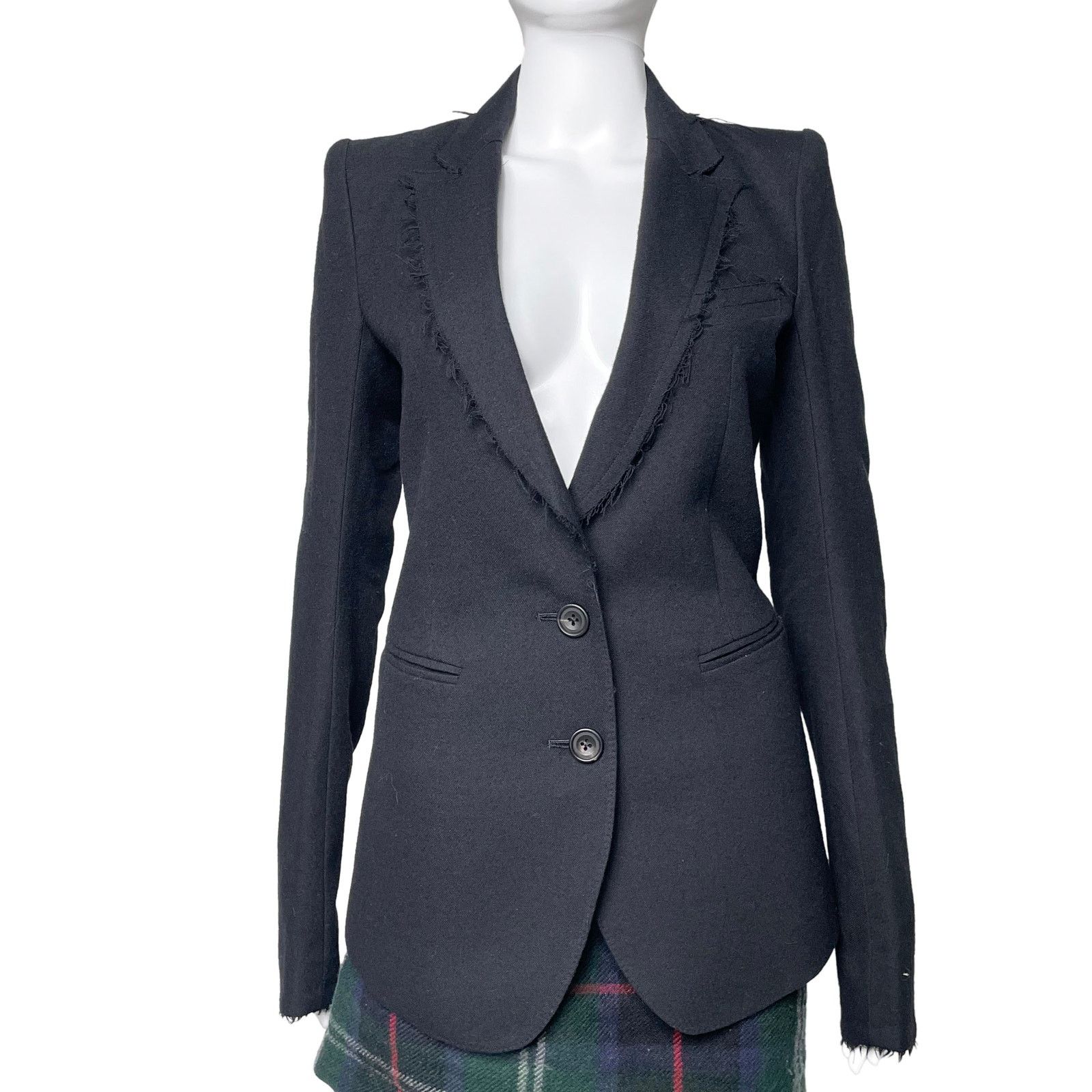 Le Grande Bleu (L.G.B.) Black Blazer Size S / US 4 / IT 40 - 5 Thumbnail