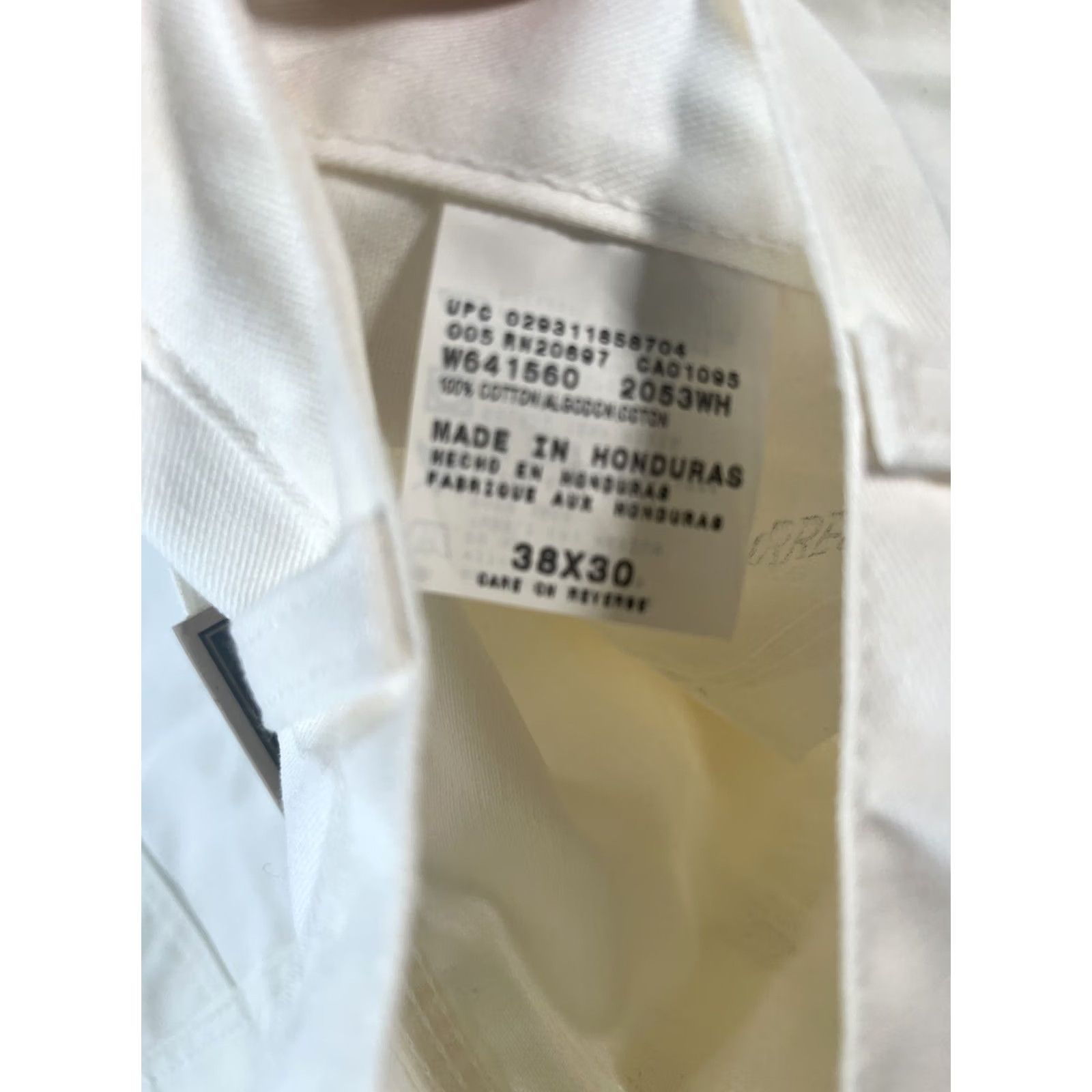 Dickies Dickies Pants Mens 38x30 White Double Knee Carpenter Canvas NWT Pants Mens Regular Straight 30 Inseam Canvas Workwear Outdoor Size US 38 / EU 54 - 6 Thumbnail