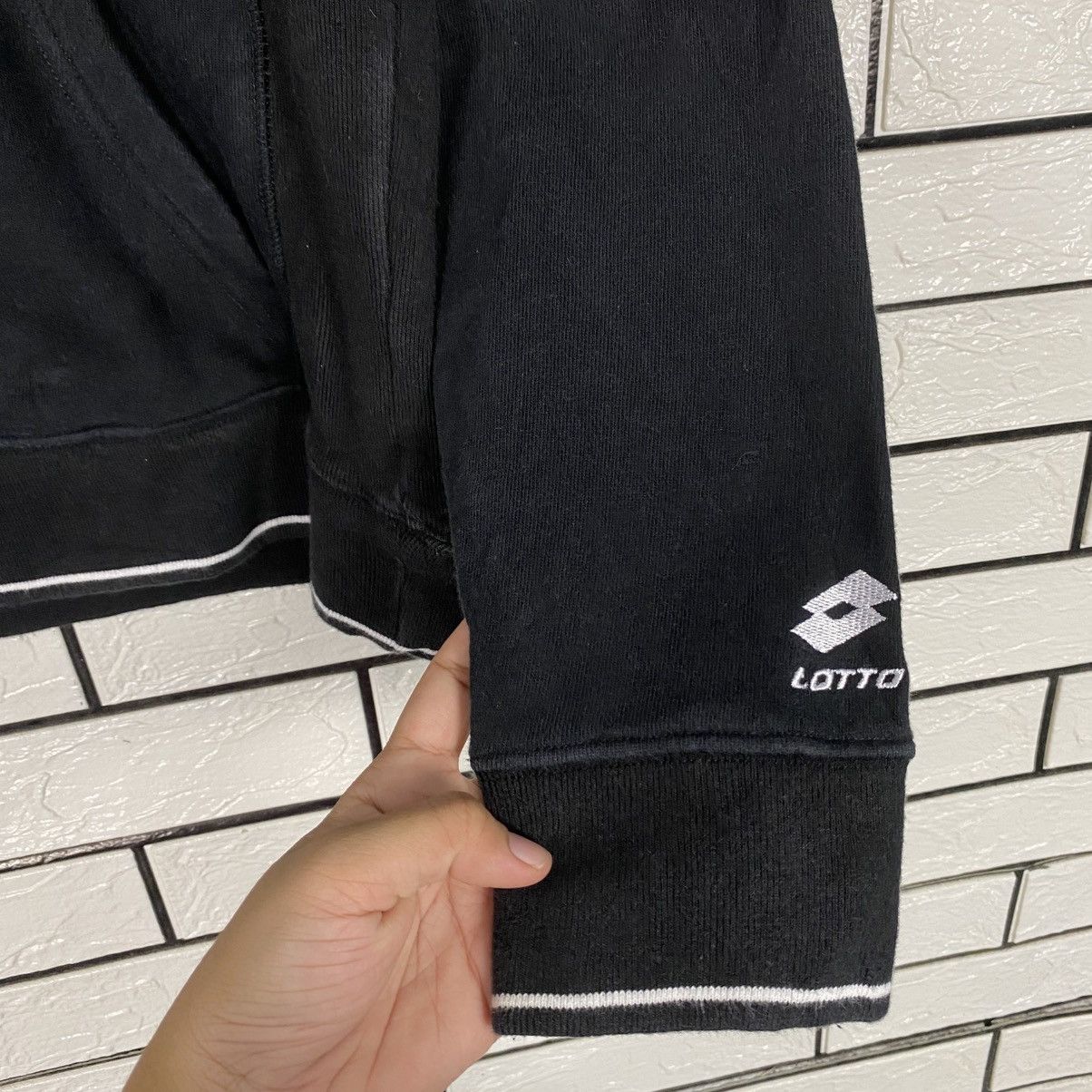 Japanese Brand 📌Vintage Sweatshirt Hoodie Lotto Centre Logo Spell Out Size US M / EU 48-50 / 2 - 15 Thumbnail