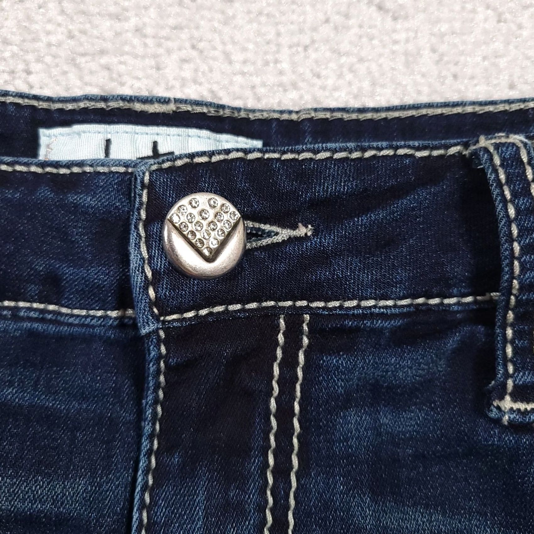Vintage VINTAGE Daytrip Virgo Boot Jeans Womens 28 Stretch DIY Cut Off Shorts Shortie Distressed Denim Blue 5-Pocket Mens Women Girls Boys Size 28" / US 6 / IT 42 - 3 Thumbnail
