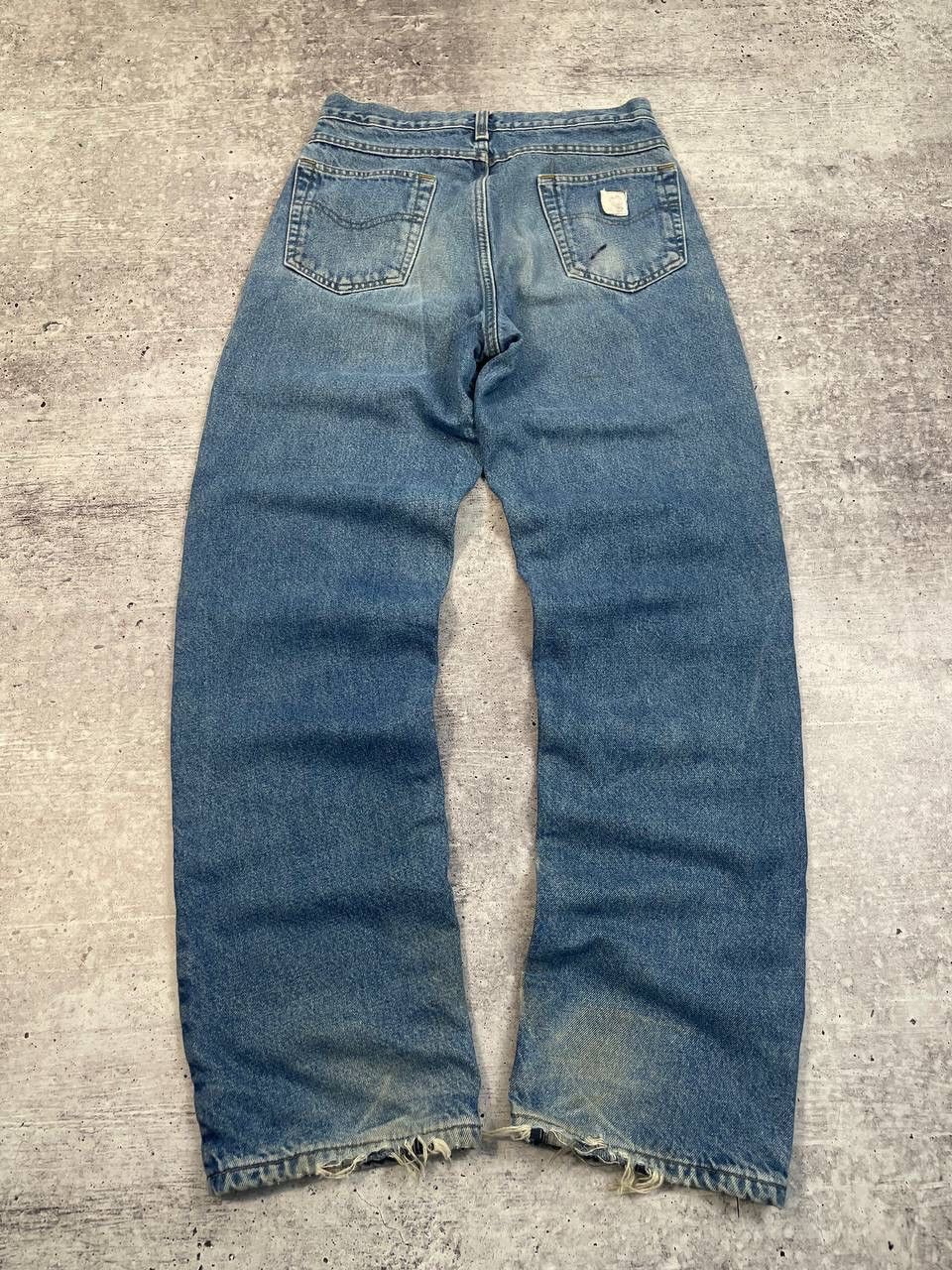 Carhartt Vintage 90s Carhartt Flannel Denim Jeans Work Wear Y2K Size US 32 / EU 48 - 6 Thumbnail