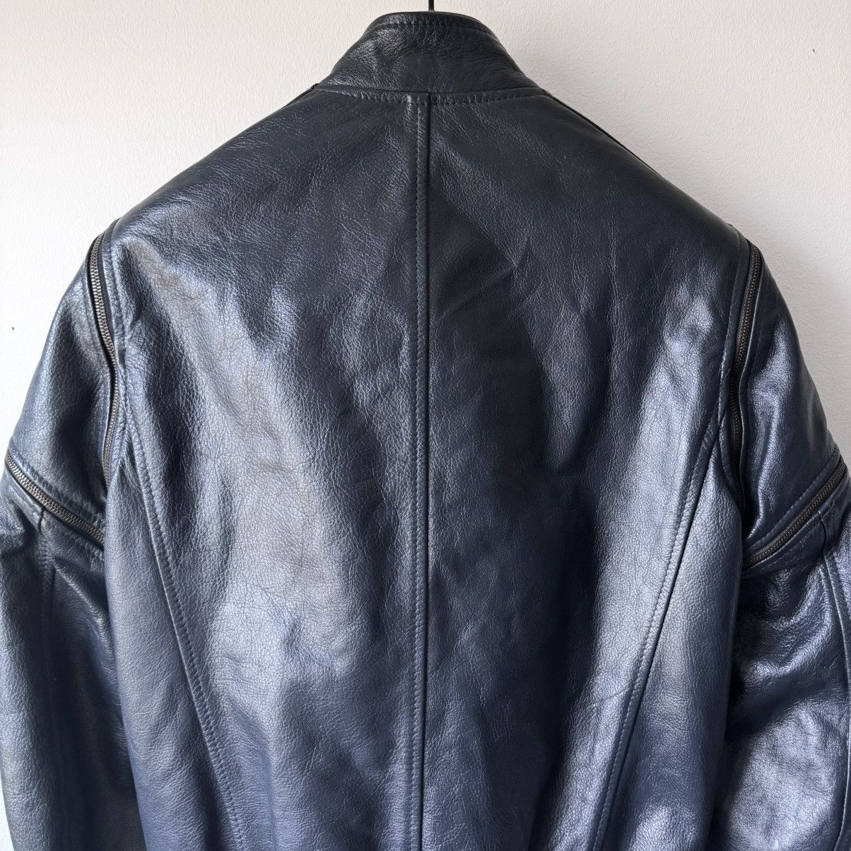 Maison Margiela SS2007 Martin Margiela Multi-Zip Bomber Leather Jacket Size US M / EU 48-50 / 2 - 8 Thumbnail
