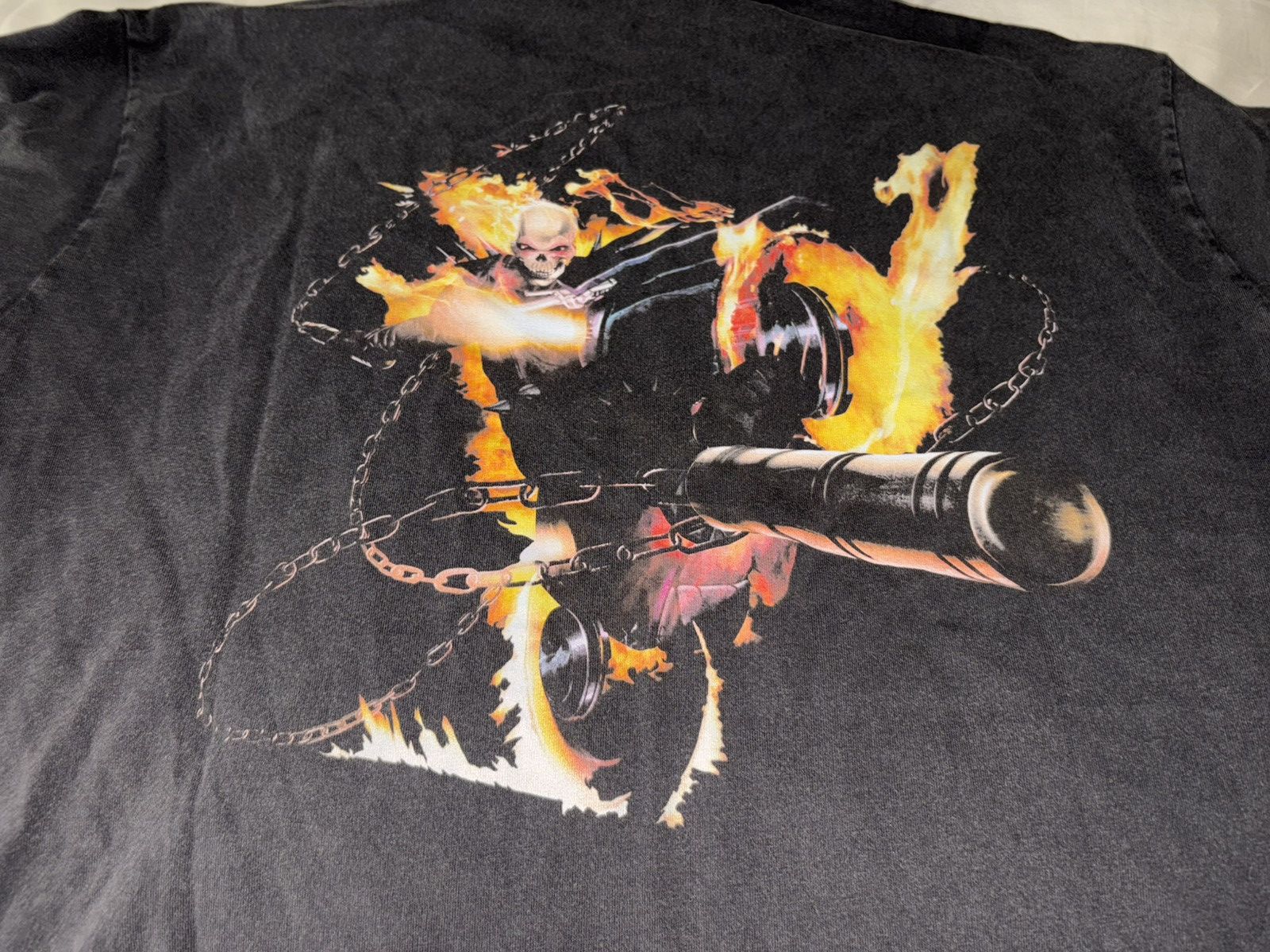 Kith × Marvel Comics Kith x Marvel Ghost Rider Vintage Tee Size US XL / EU 56 / 4 - 2 Thumbnail