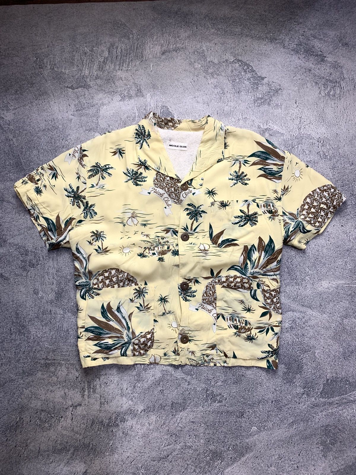 Nicole Club 🐍SOLD 🐍Vintage Nicole Club Hawaiian Shirt Boxy Fit Size US M / EU 48-50 / 2 - 1 Thumbnail