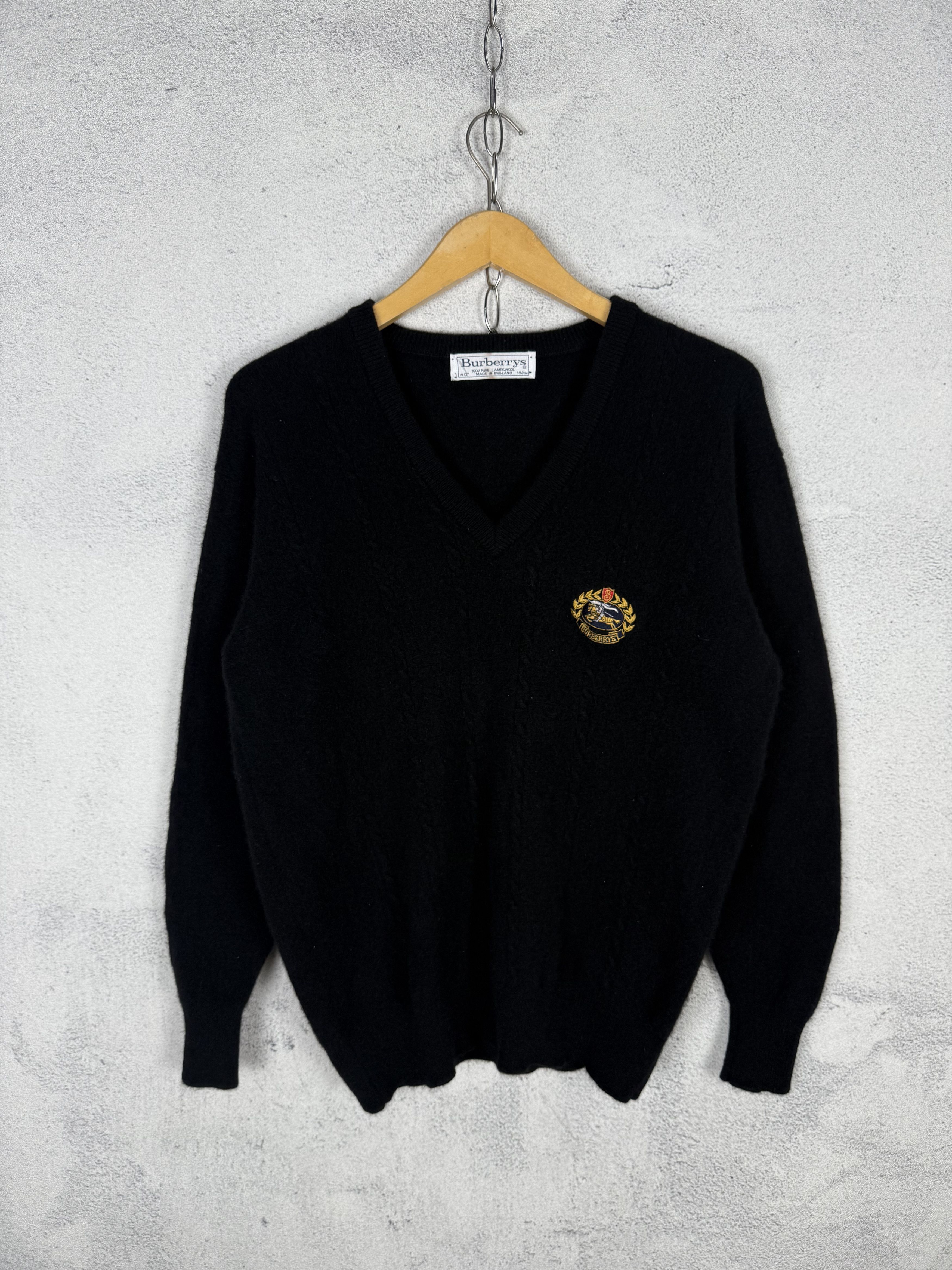 Burberry Vintage Burberry Knit Cable Wool Sweater Cardigan Size US S / EU 44-46 / 1 - 2 Thumbnail