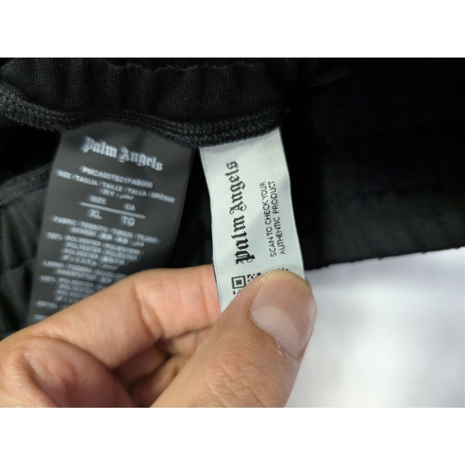 Palm Angels o1rshd1 Track Suit Sweatpants Trousers in Black/Green Size US 36 / EU 52 - 20 Thumbnail