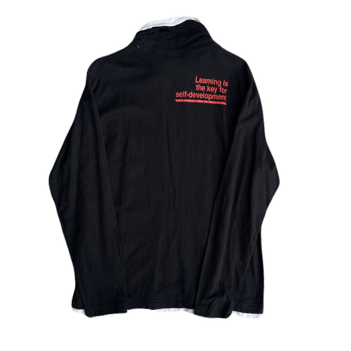 If Six Was Nine 2000s Japanese archive Vkei Layered Poem Long Sleeve Tee Size US M / EU 48-50 / 2 - 4 Thumbnail