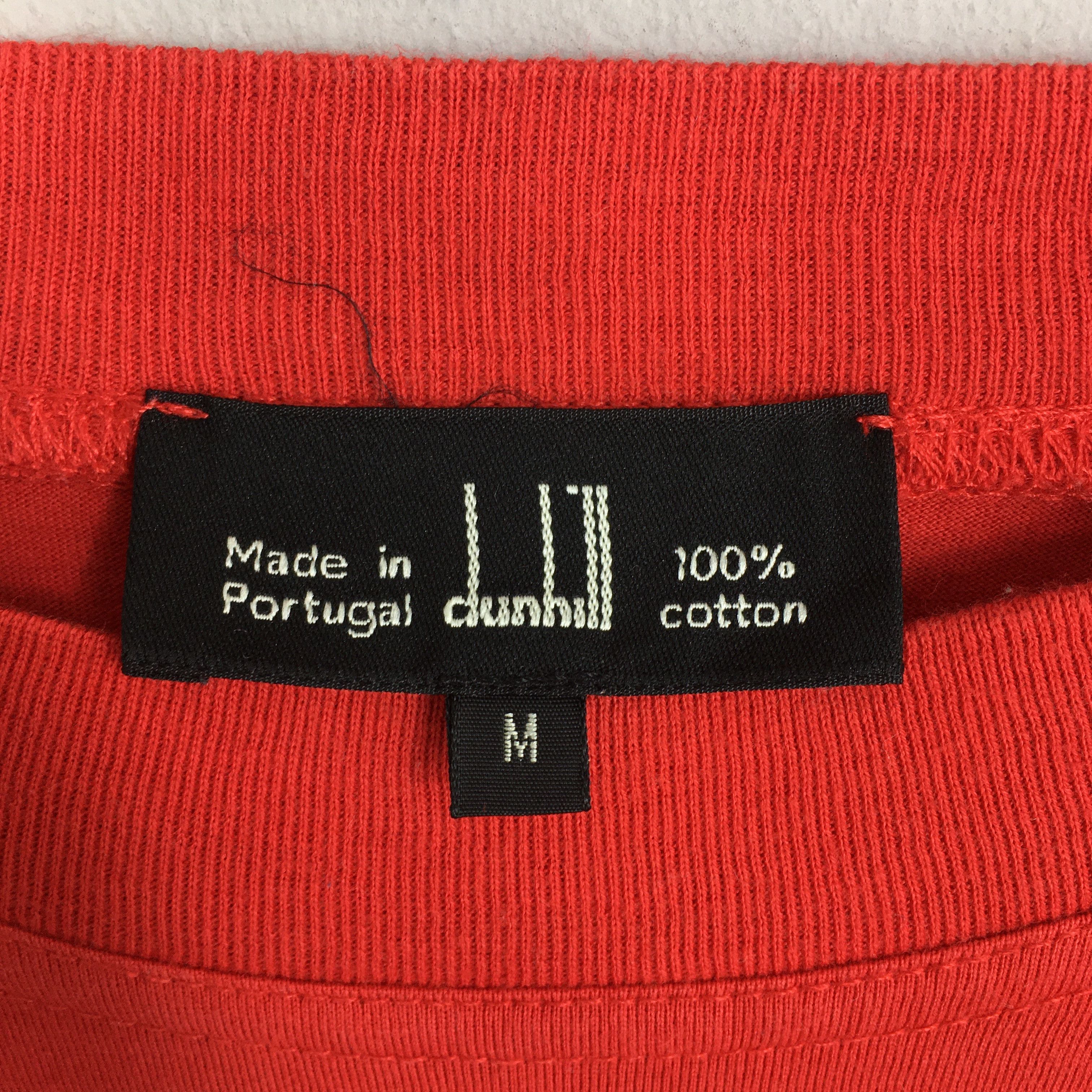 Alfred Dunhill Vintage Dunhill Red T shirt Medium Size US M / EU 48-50 / 2 - 5 Thumbnail