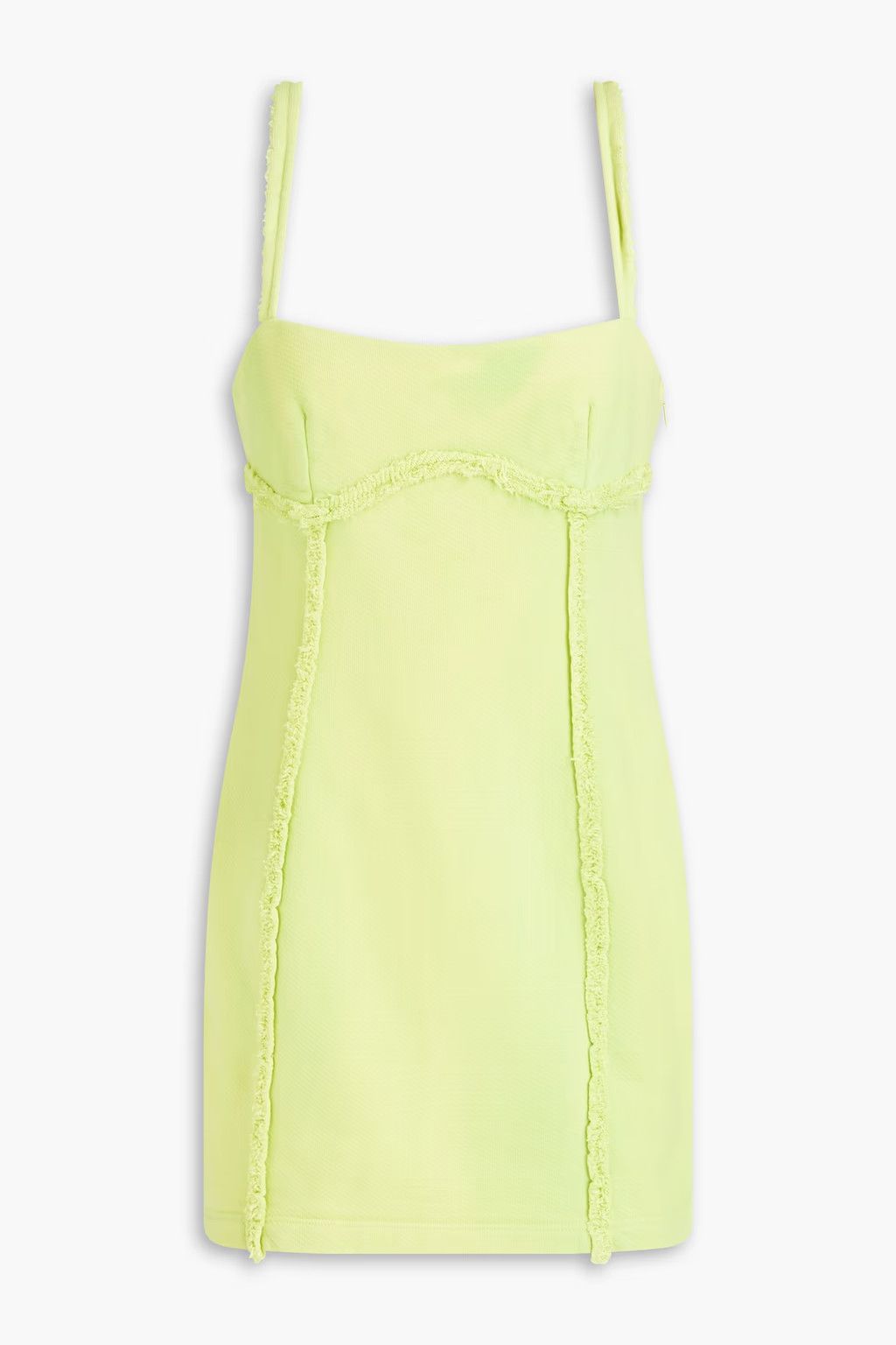 o1y1225 Mini Dress in Pastel Yellow
