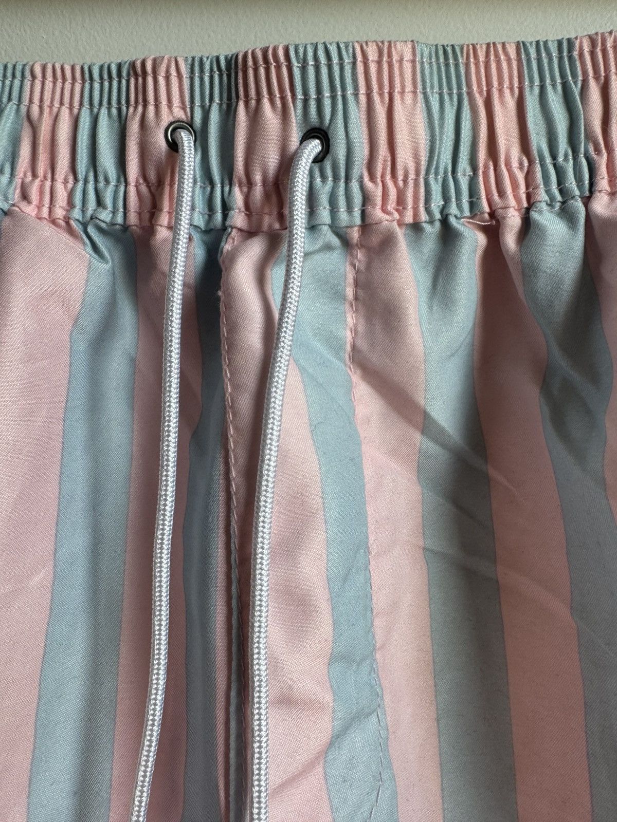Cotton On Striped swim shorts in pink and blue stripes Size US 30 / EU 46 - 2 Thumbnail