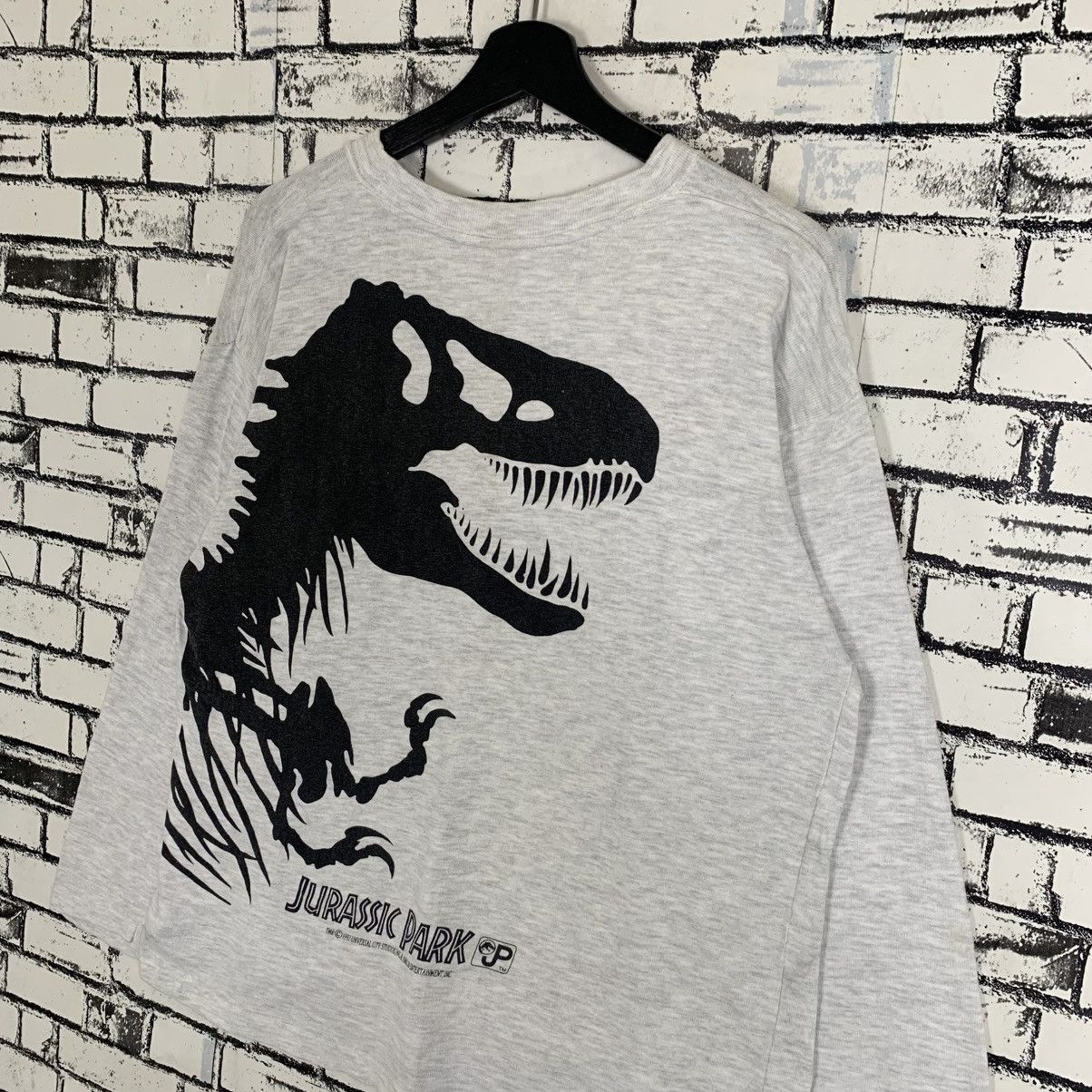 Designer × Vintage Vintage Jurassic Park Pullover Sweatshirt Size ONE SIZE - 6 Thumbnail
