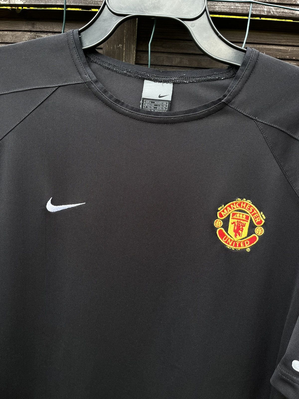 Nike ⚽️ 2002-03 Manchester United Nike Training Soccer Jersey Size US L / EU 52-54 / 3 - 3 Thumbnail