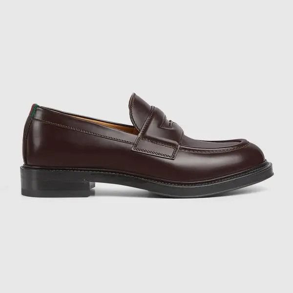 o1mt1gz0925 Men's Loafer With Web in Bordeaux